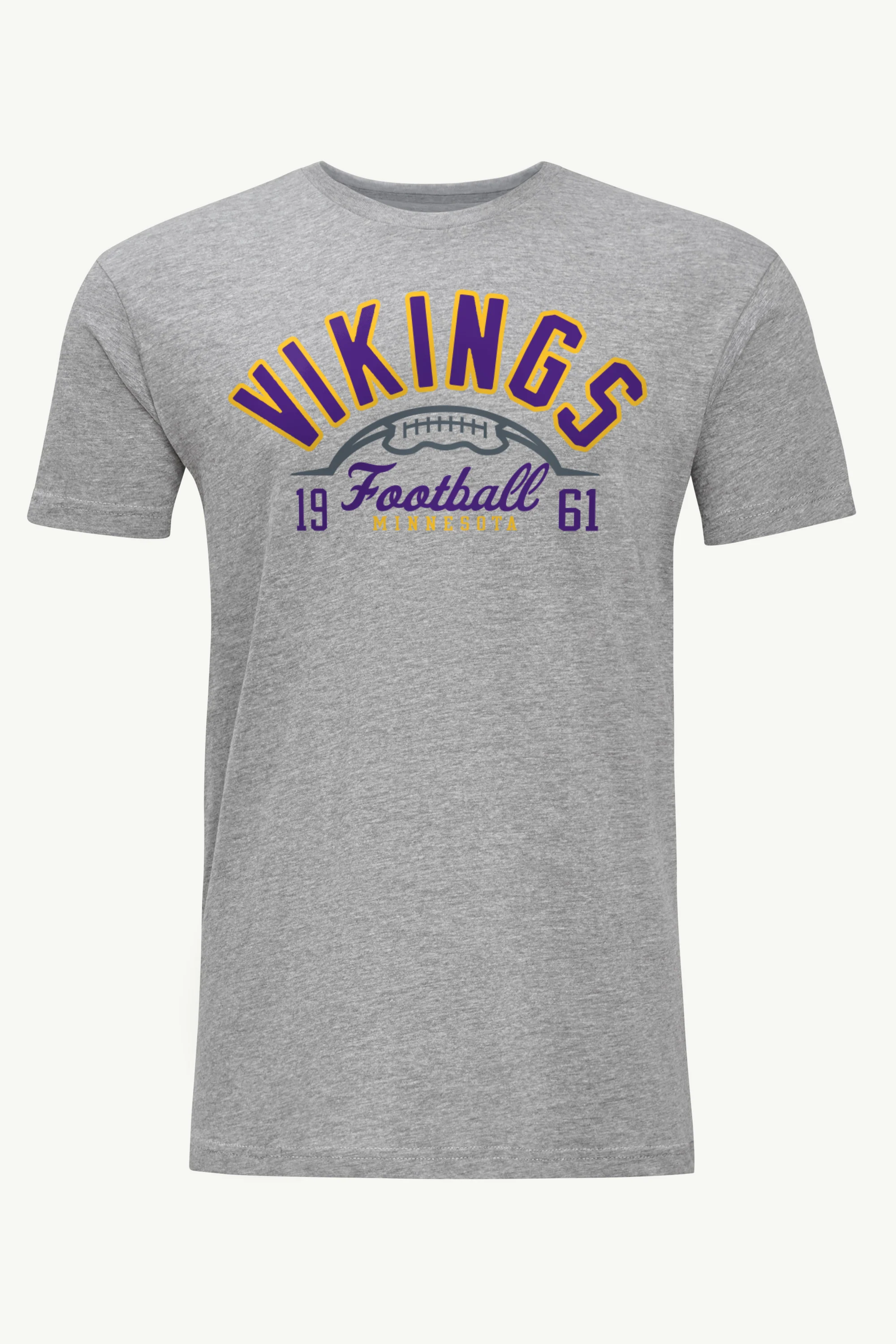 MENS MINNESOTA VIKINGS HALF BALL T SHIRT