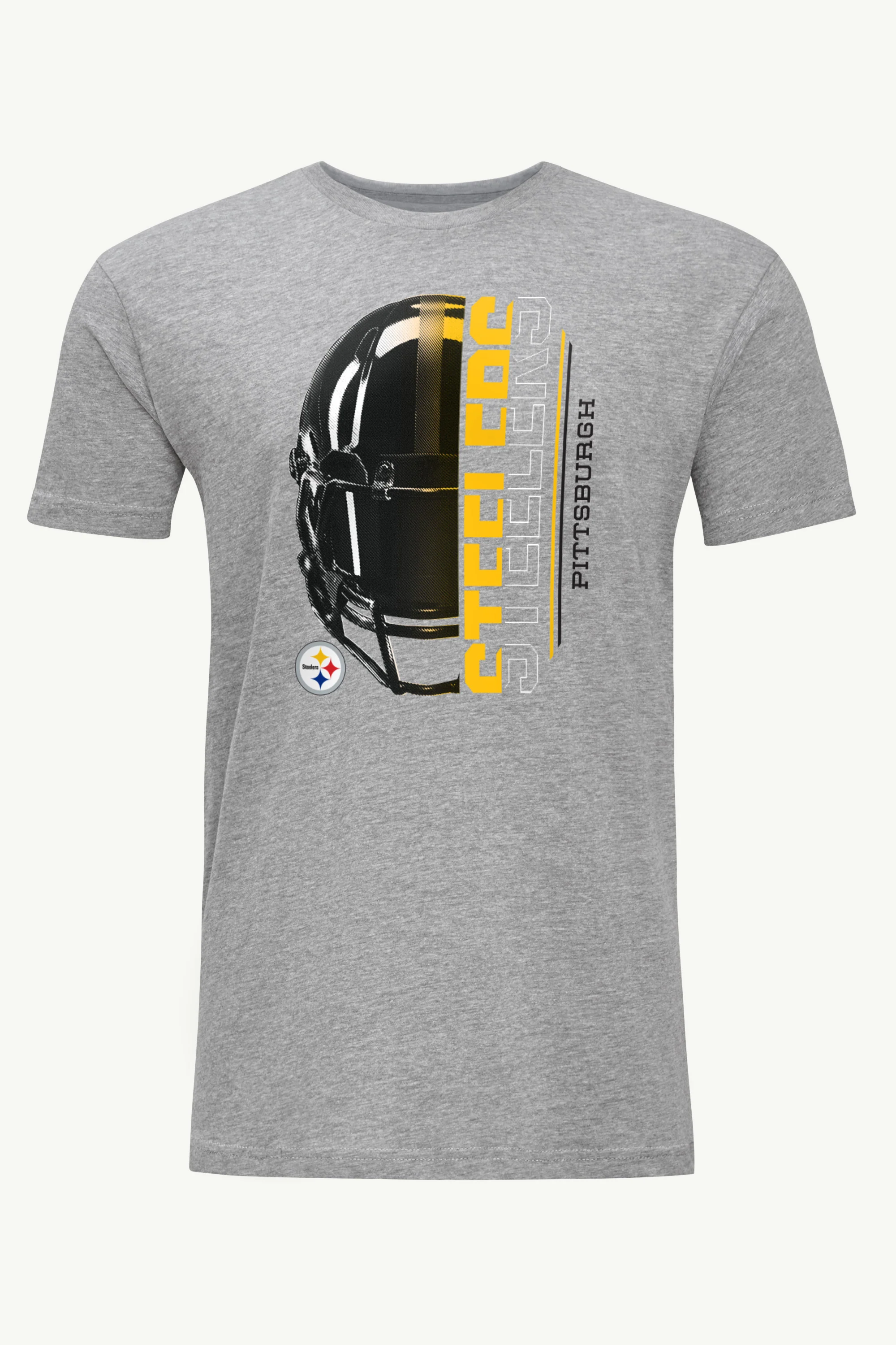 MENS PITTSBURGH STEELERS HALF HELMET T SHIRT