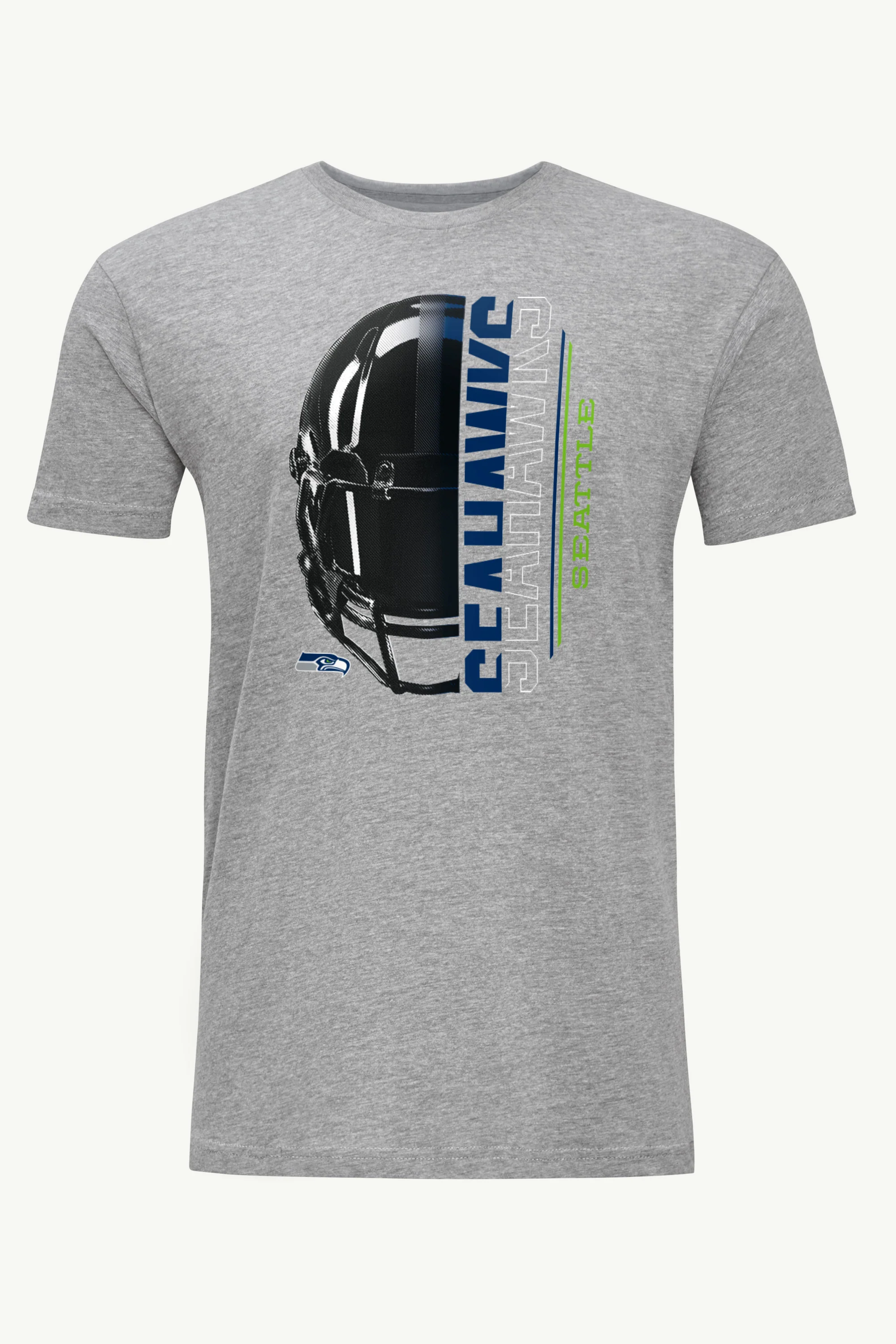 MENS SEATTLE SEAHAWKS HALF HELMET T SHIRT