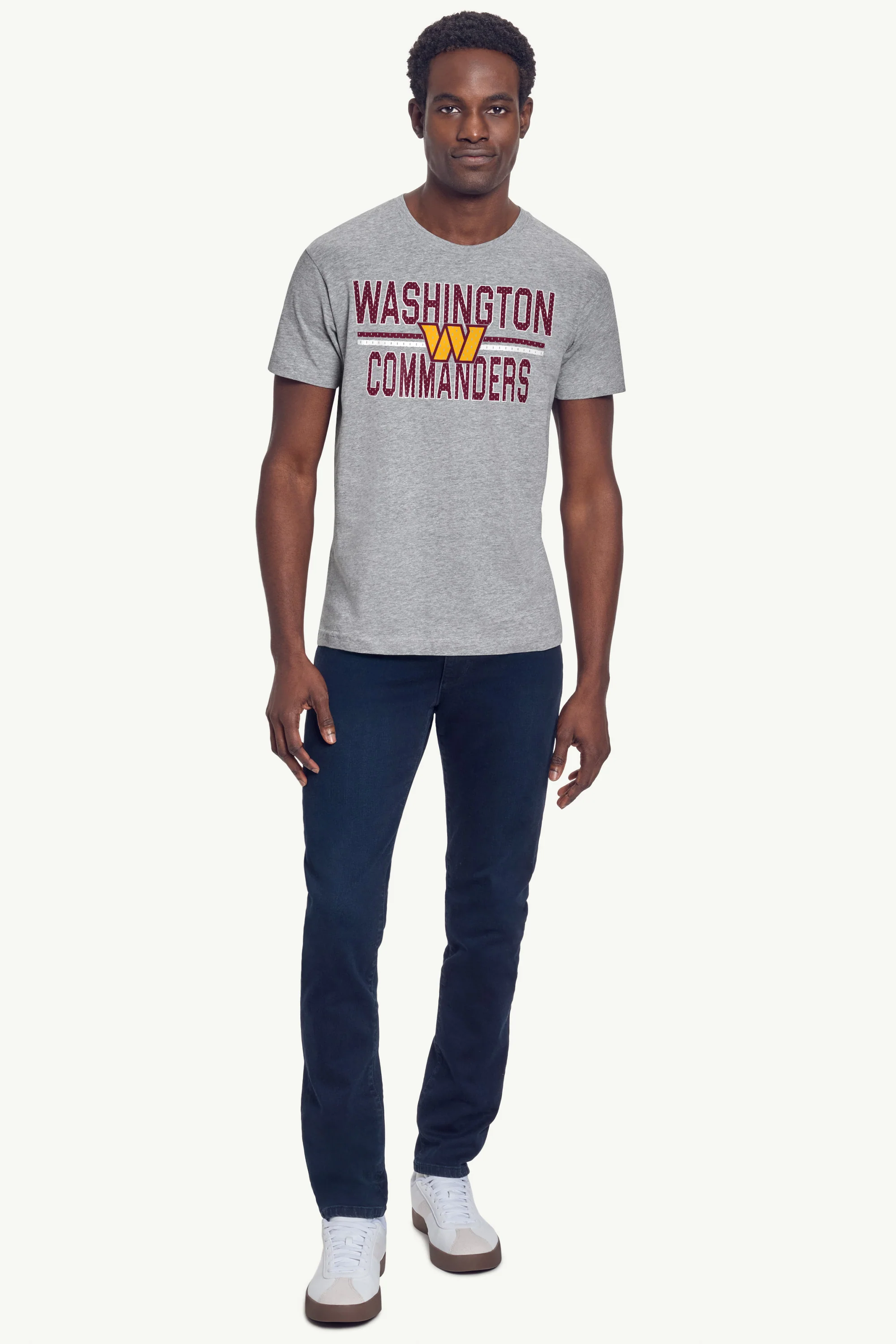 MENS WASHINGTON COMMANDERS MESH LOOK T SHIRT - Image 3