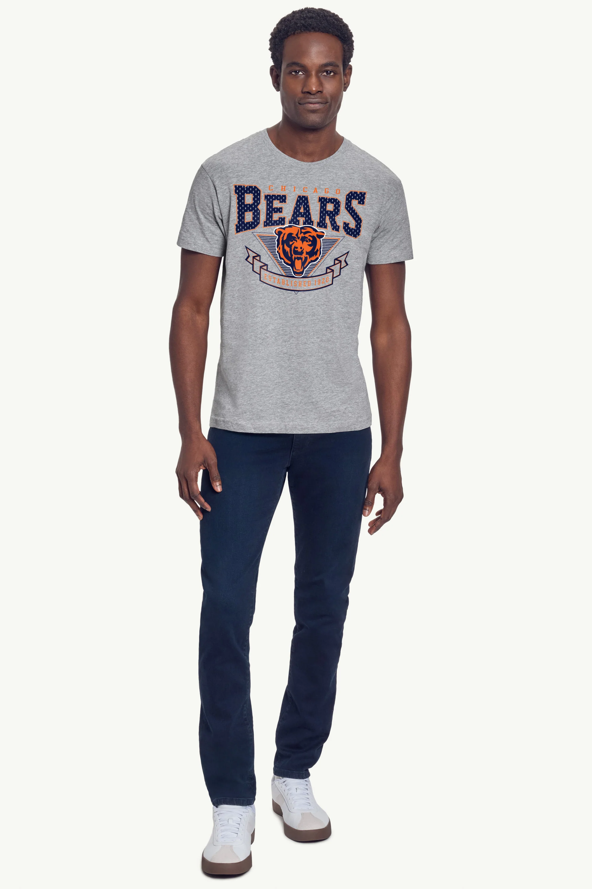 MENS CHICAGO BEARS 80's INSPIRED T SHIRT - Image 2
