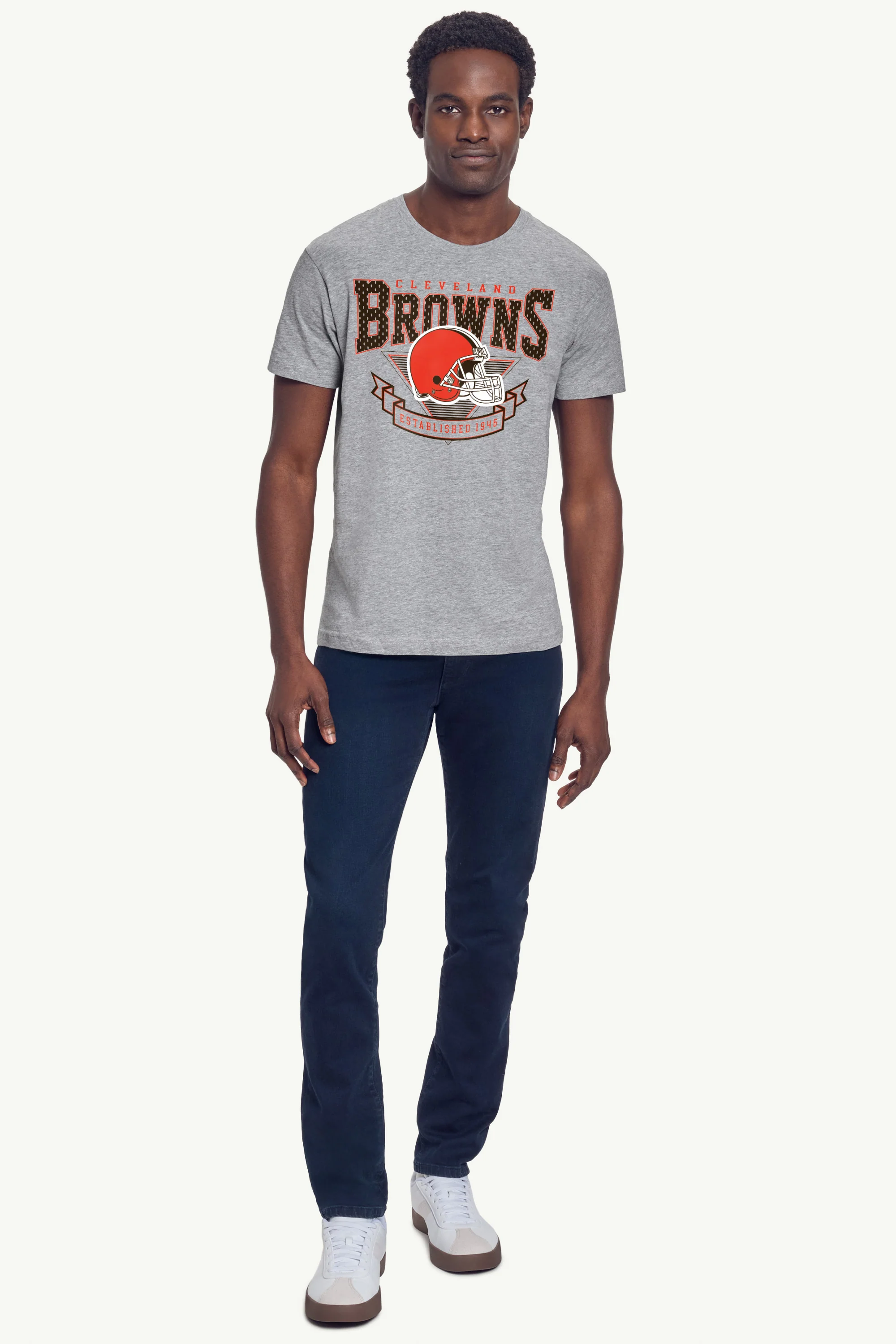 MENS CLEVELAND BROWNS 80's INSPIRED T SHIRT - Image 3