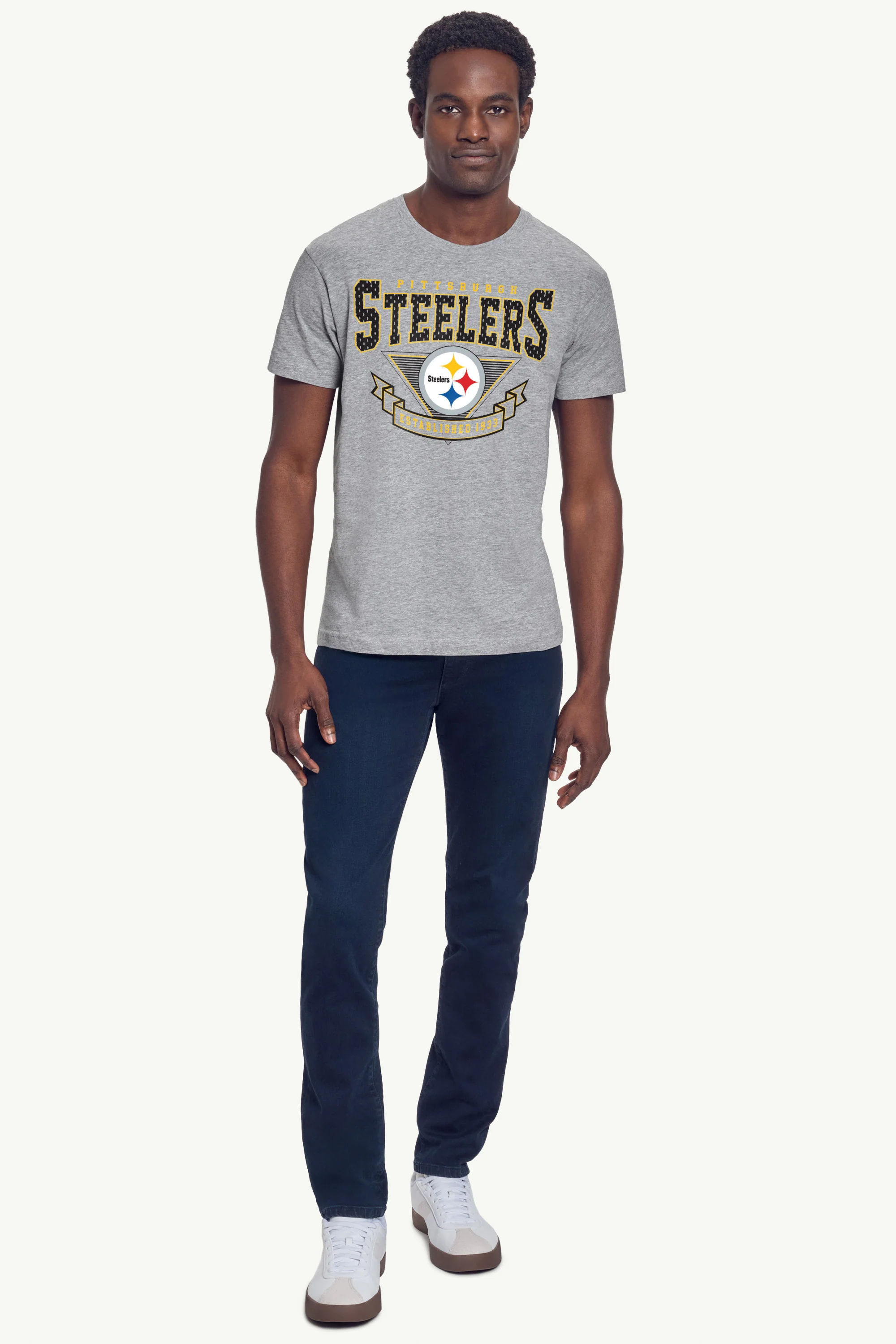 MENS PITTSBURGH STEELERS 80's INSPIRED T SHIRT - Image 3
