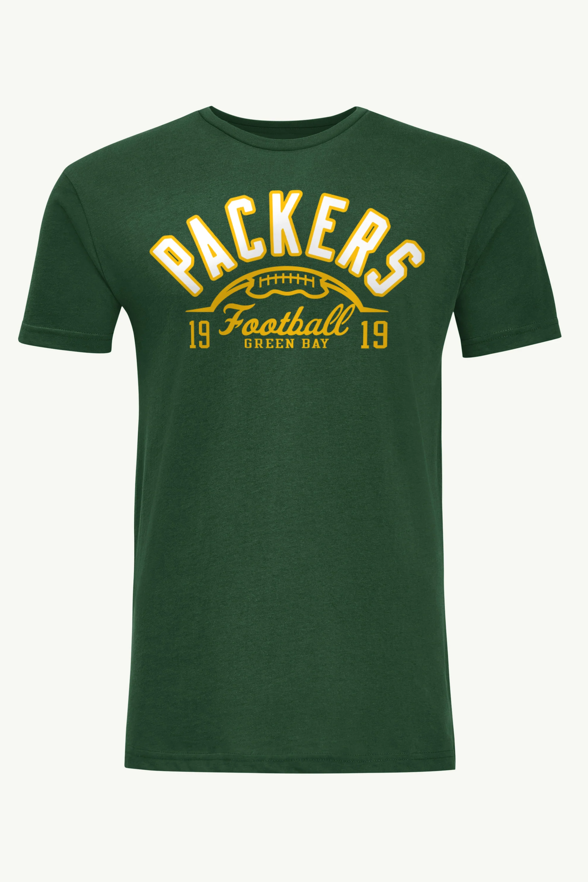 MENS GREEN BAY PACKERS HALF BALL T SHIRT