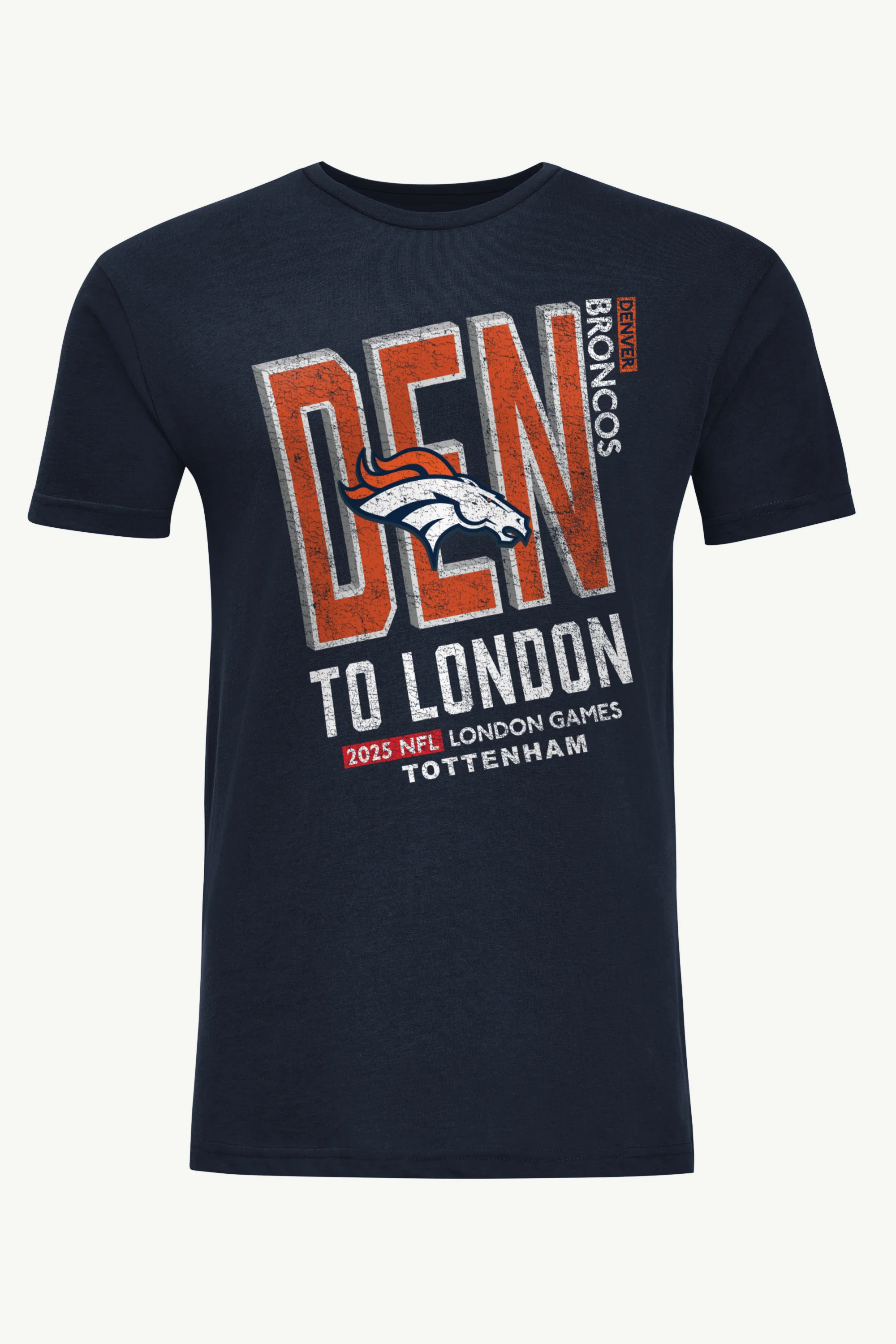MENS DENVER BRONCOS TO LONDON GAMES T SHIRT