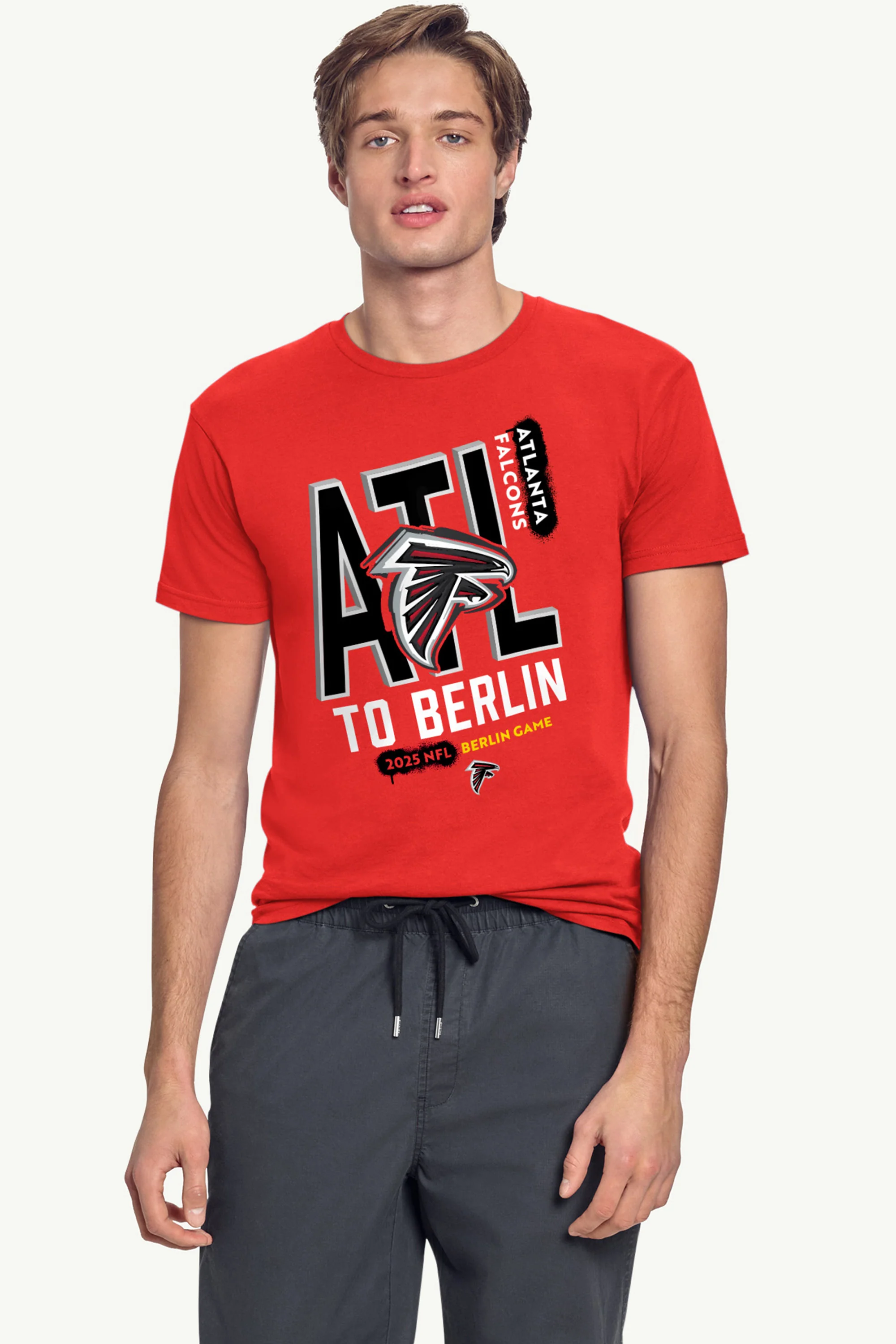 MENS ATLANTA FALCONS TO BERLIN WE GO T SHIRT - Image 2