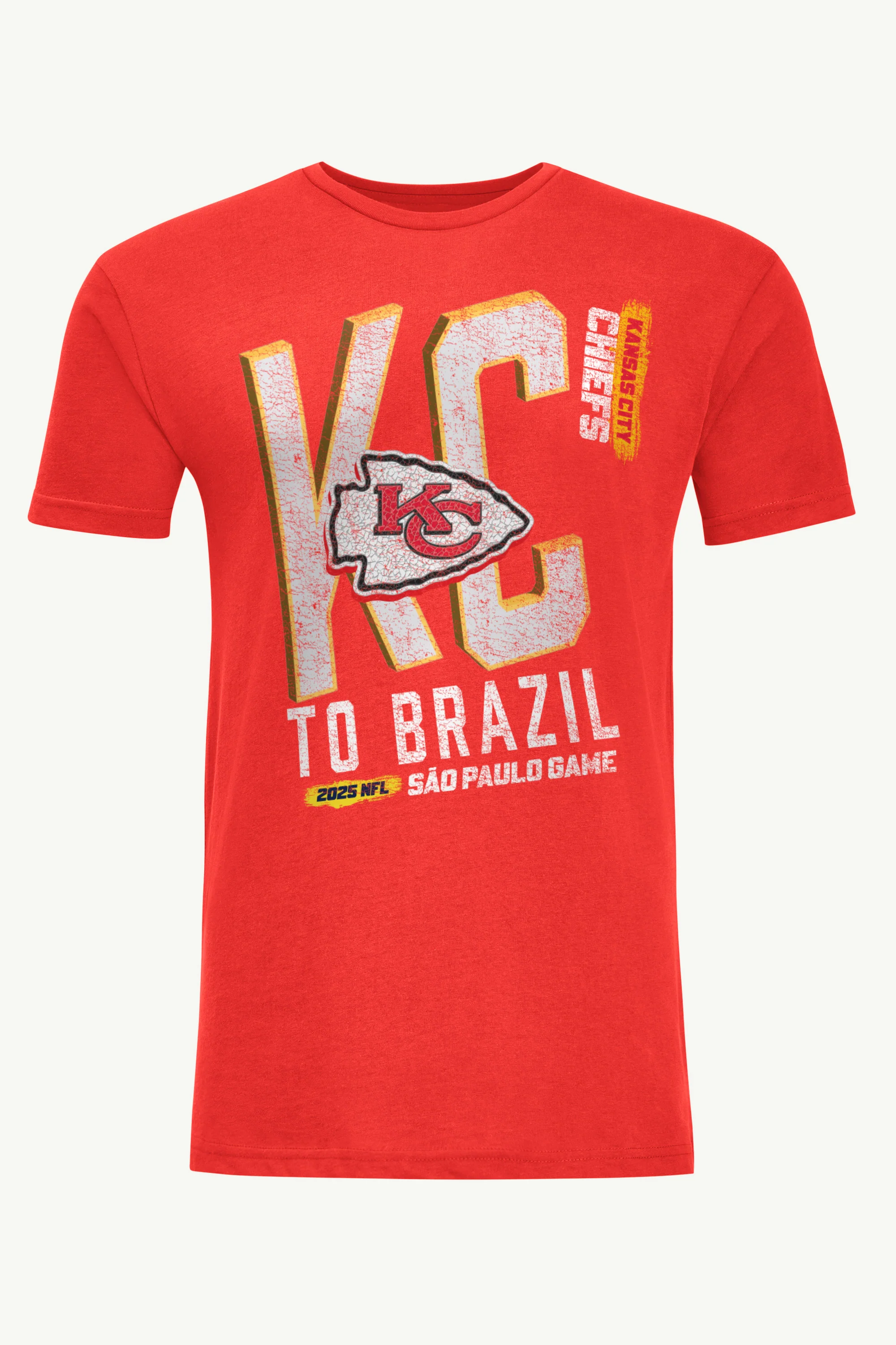 MENS KANSAS CITY CHIEFS TO BRAZIL WE GO T SHIRT