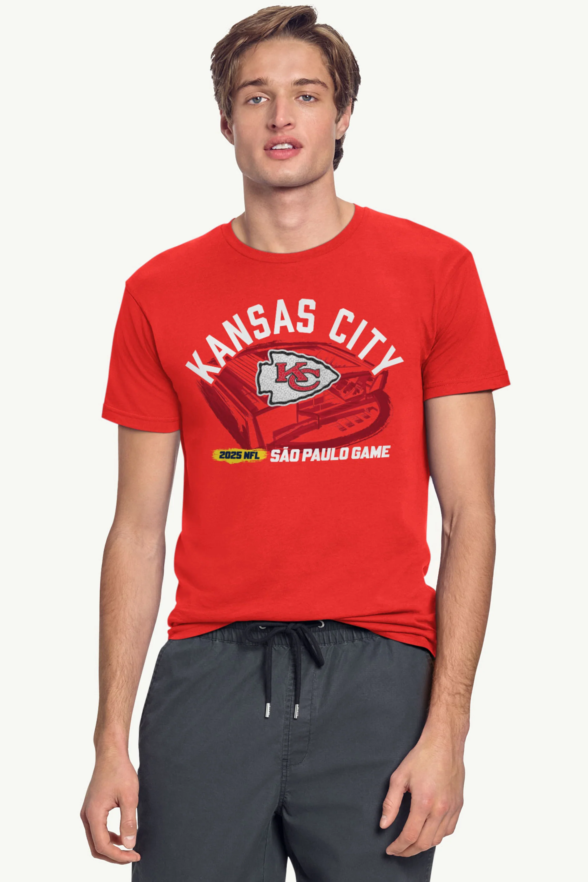MENS KANSAS CITY CHIEFS TO BRAZIL WE GO T SHIRT - Image 2