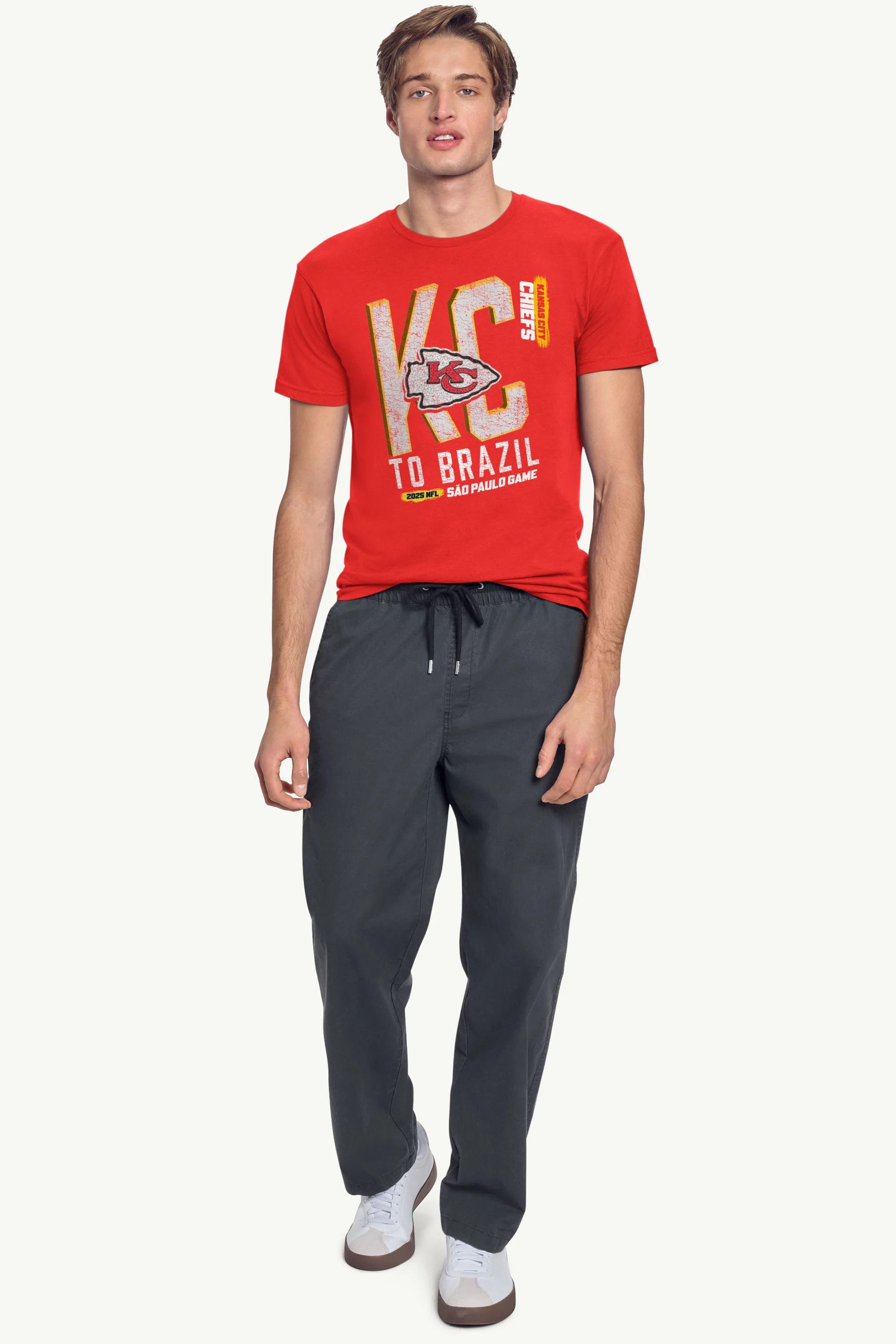 MENS KANSAS CITY CHIEFS TO BRAZIL WE GO T SHIRT - Image 3
