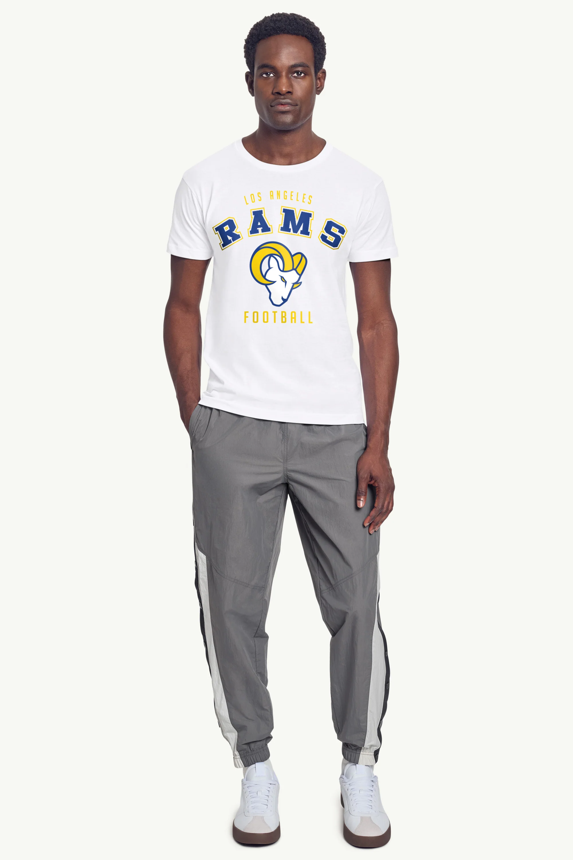 MENS LOS ANGELES RAMS TEAM SHORT SLEEVE T SHIRT - Image 4