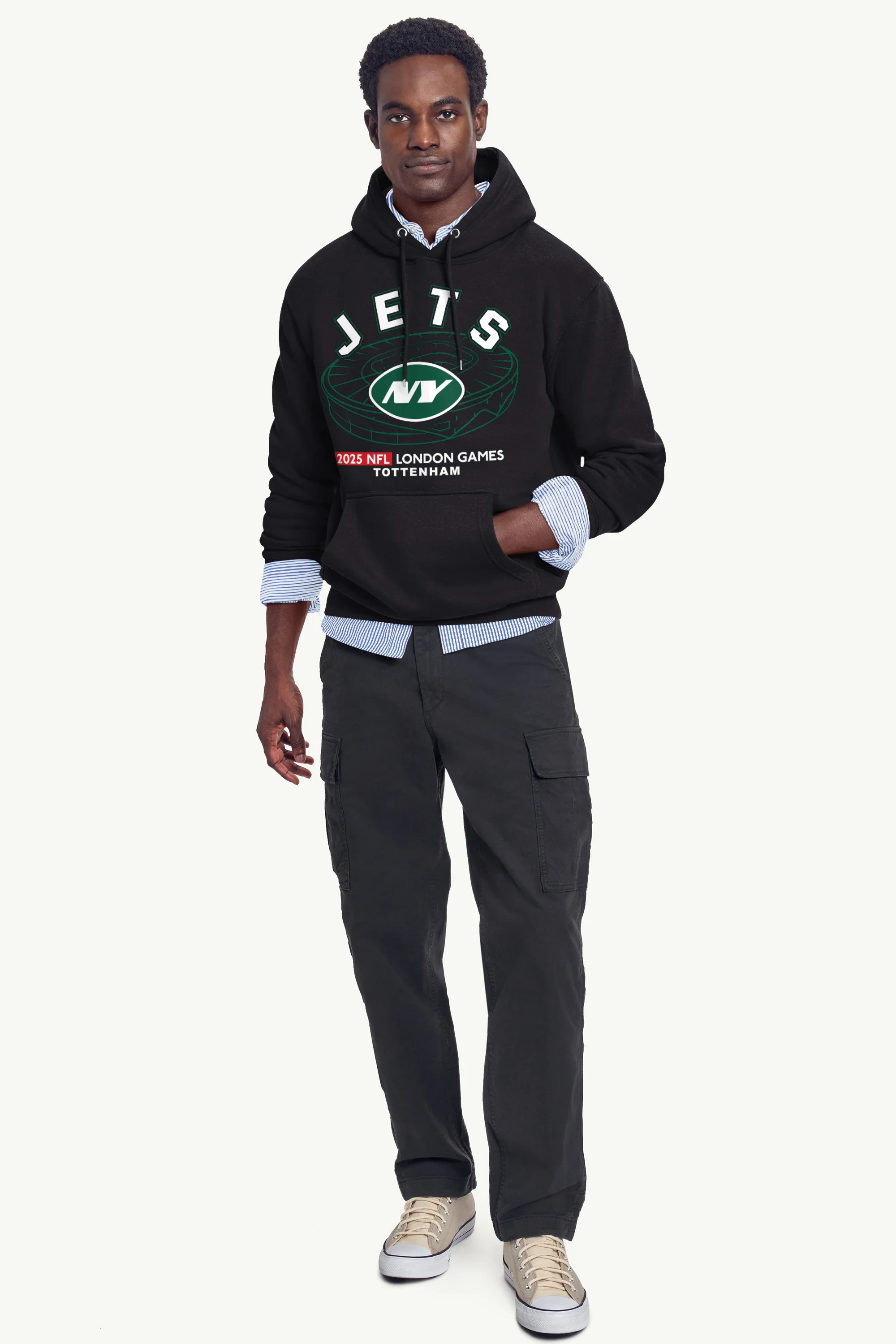 MENS NEW YORK JETS LONDON GAMES HOODIE - Image 3
