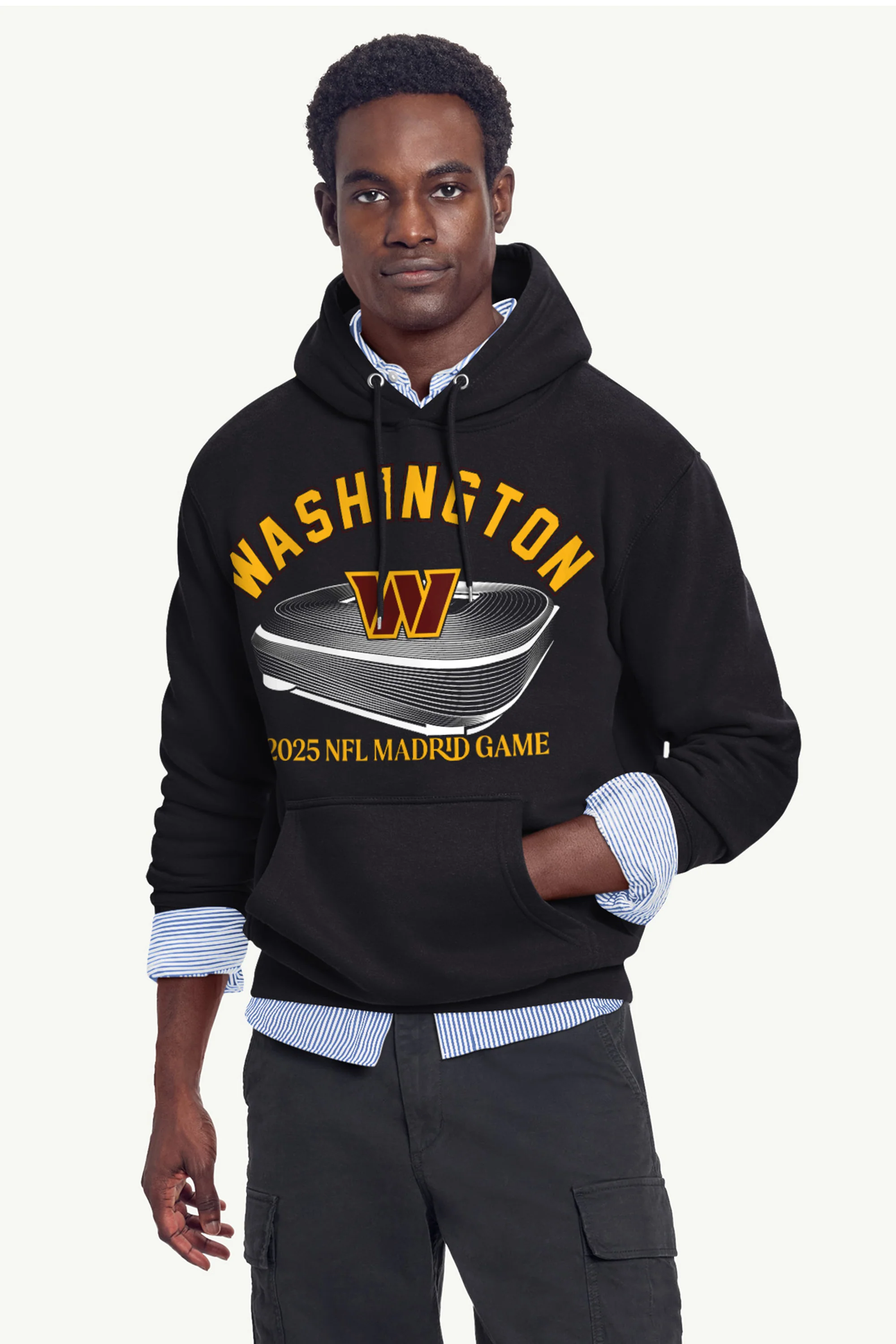 MENS WASHINGTON COMMANDERS BERNABEAU STADIUM HOODIE - Image 2