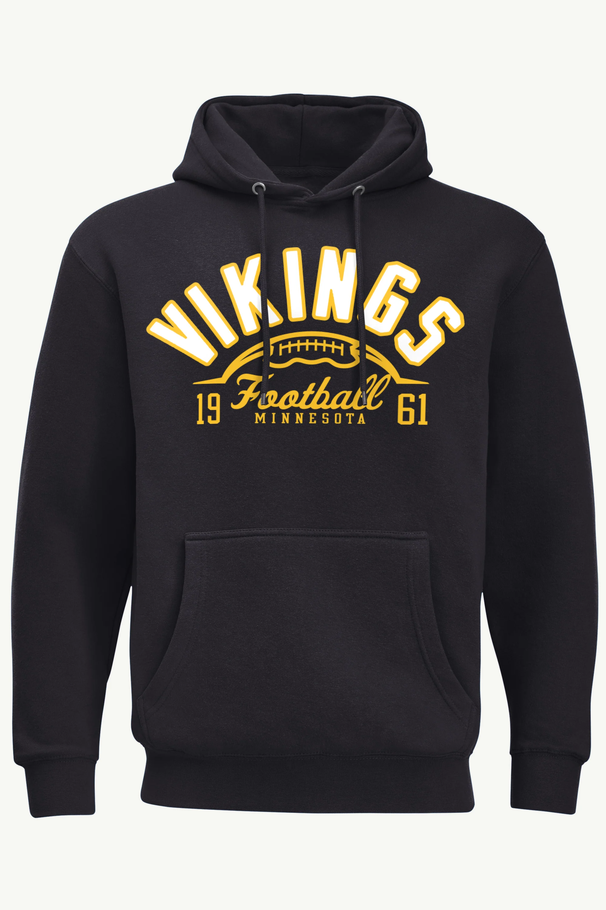 MENS MINNESOTA VIKINGS HALF BALL HOODIE