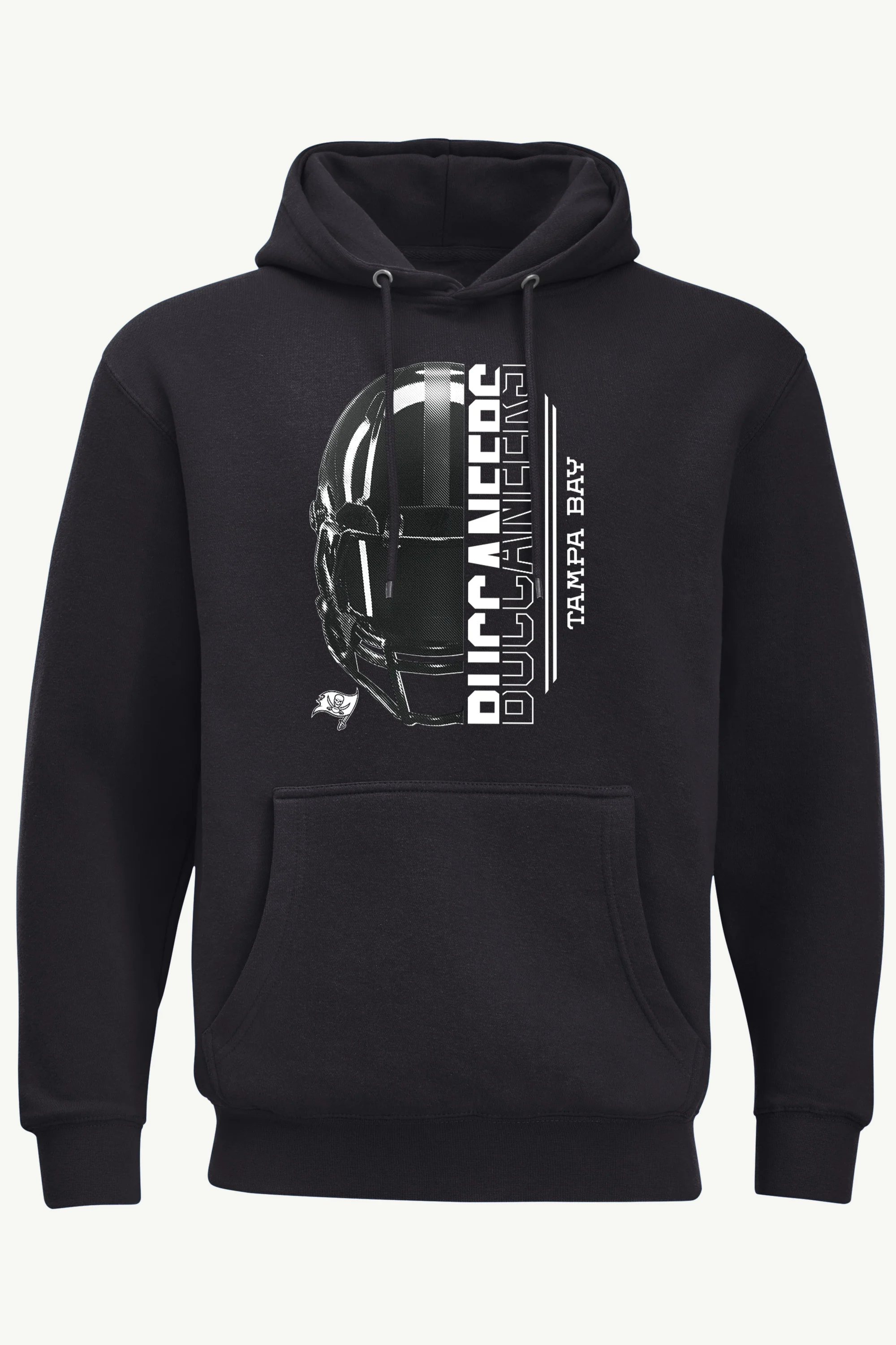 MENS TAMPA BAY BUCCANEERS HALF HELMET HOODIE