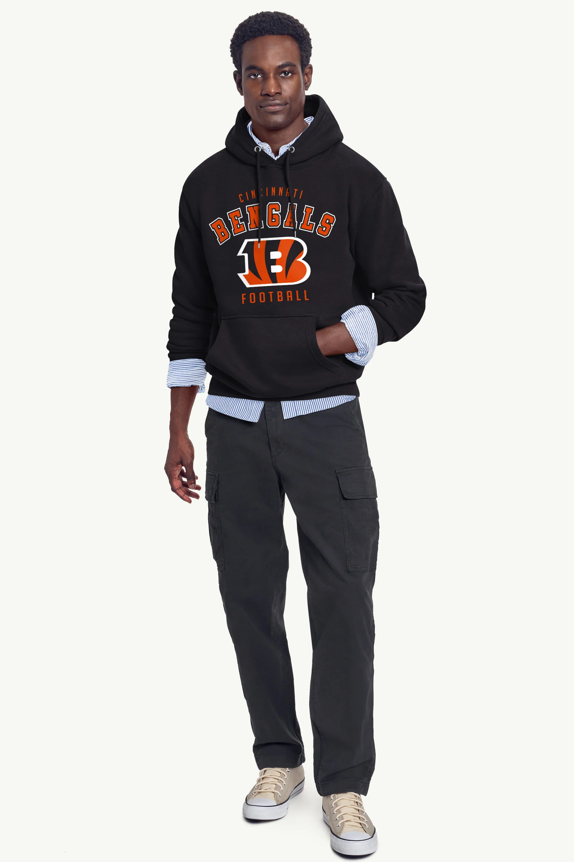 MENS CINCINNATI BENGALS HOODIE - Image 3