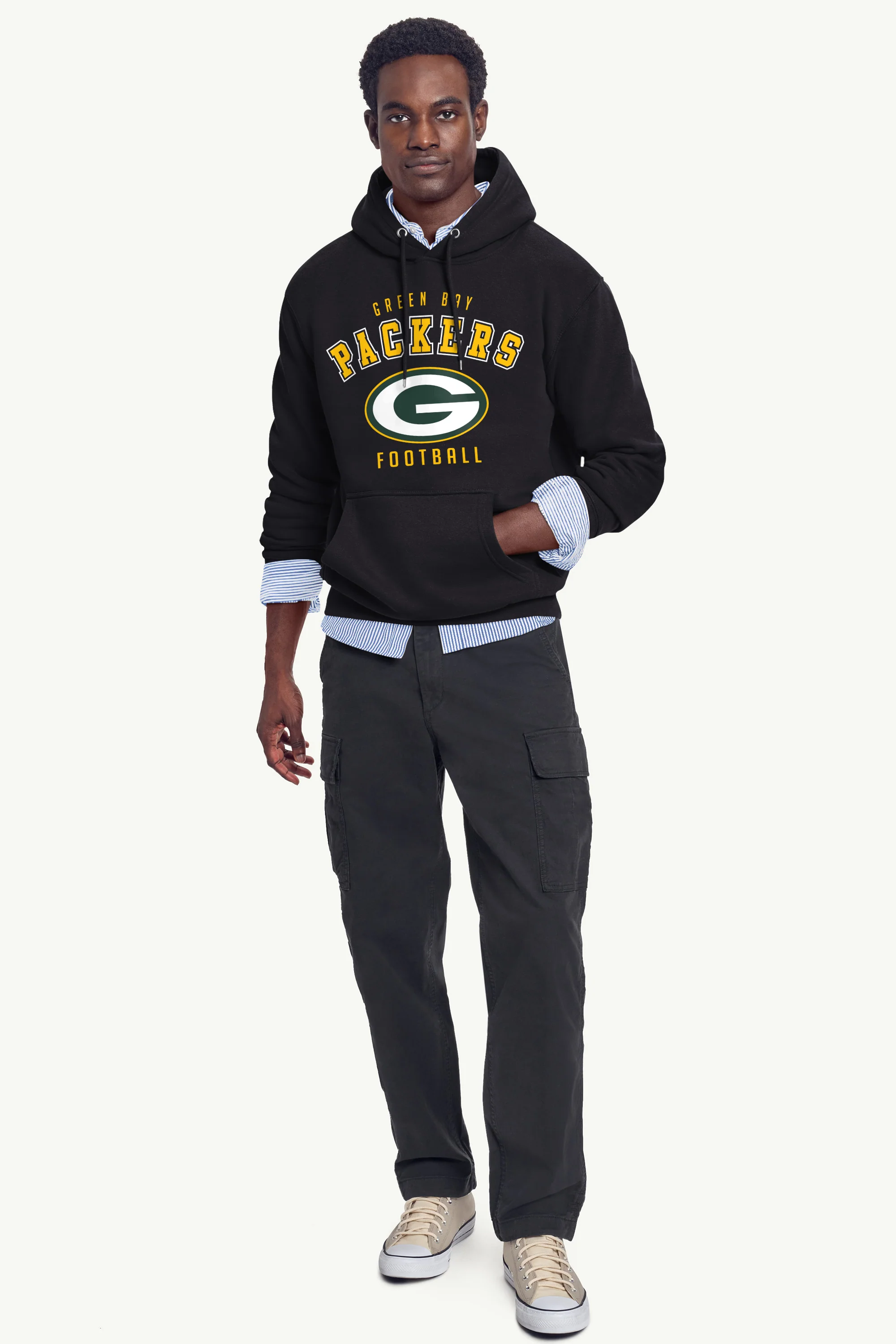 MENS GREEN BAY PACKERS HOODIE - Image 3