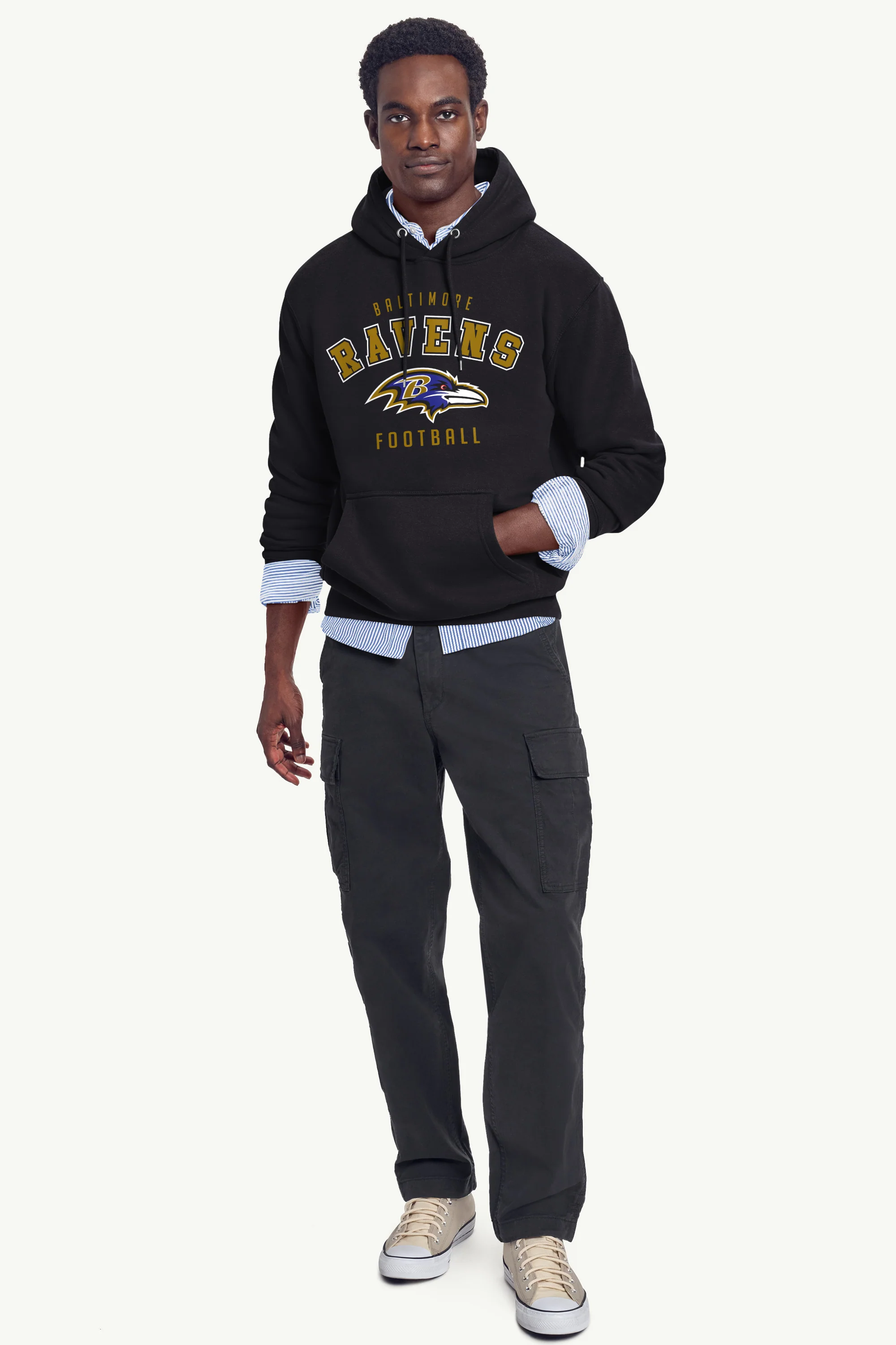 MENS BALTIMORE RAVENS HOODIE - Image 3