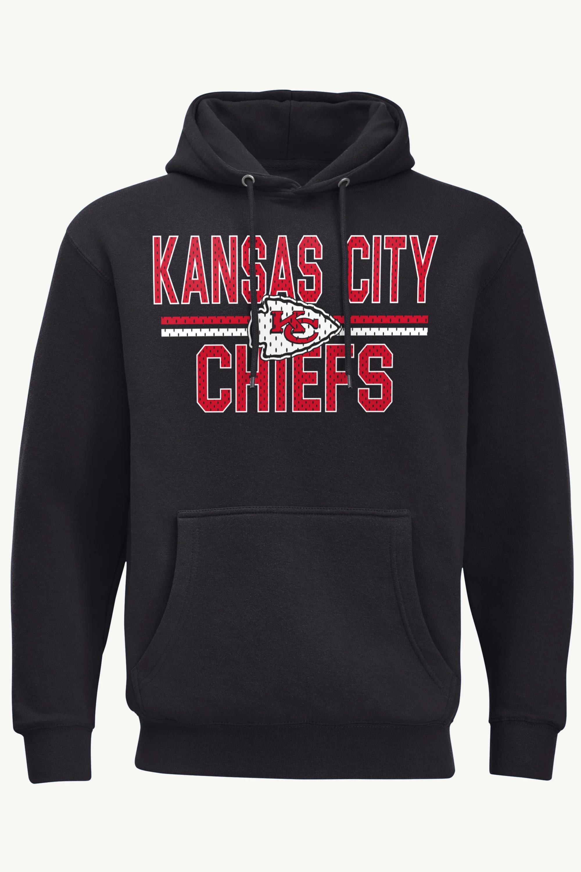 MENS KANSAS CITY CHIEFS MESH LOOK HOODIE
