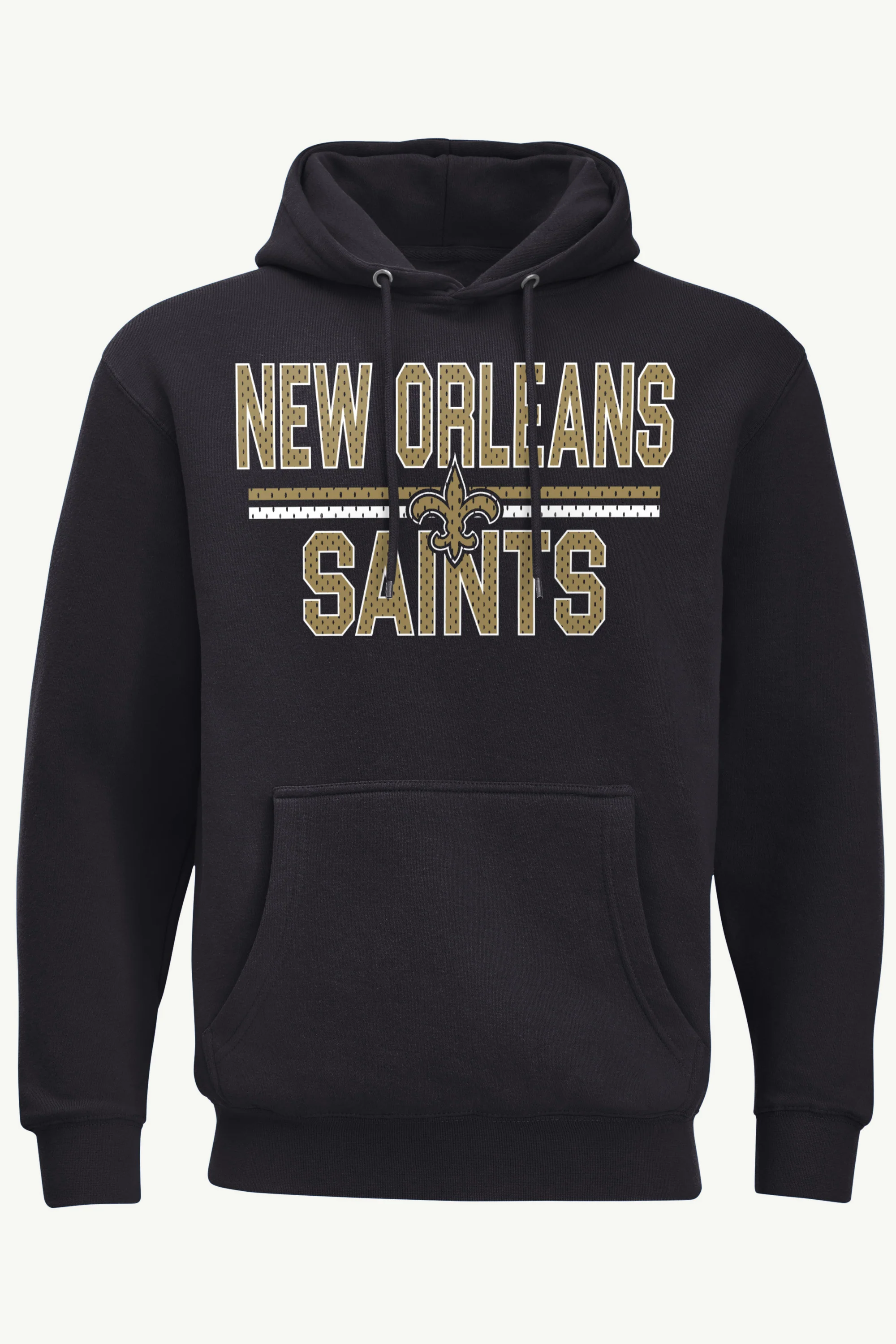 MENS NEW ORLEANS SAINTS MESH LOOK HOODIE