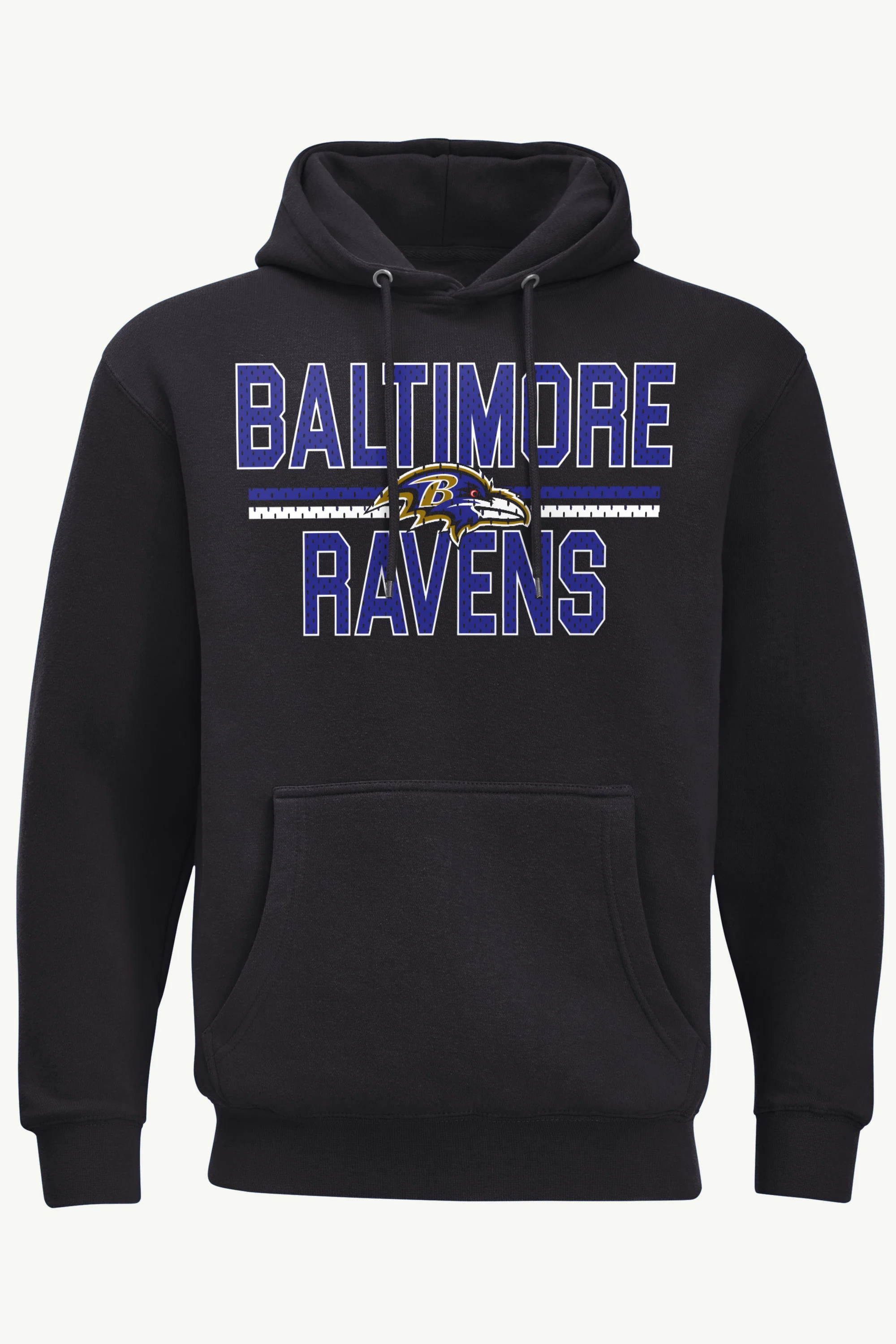 MENS BALTIMORE RAVENS MESH LOOK HOODIE