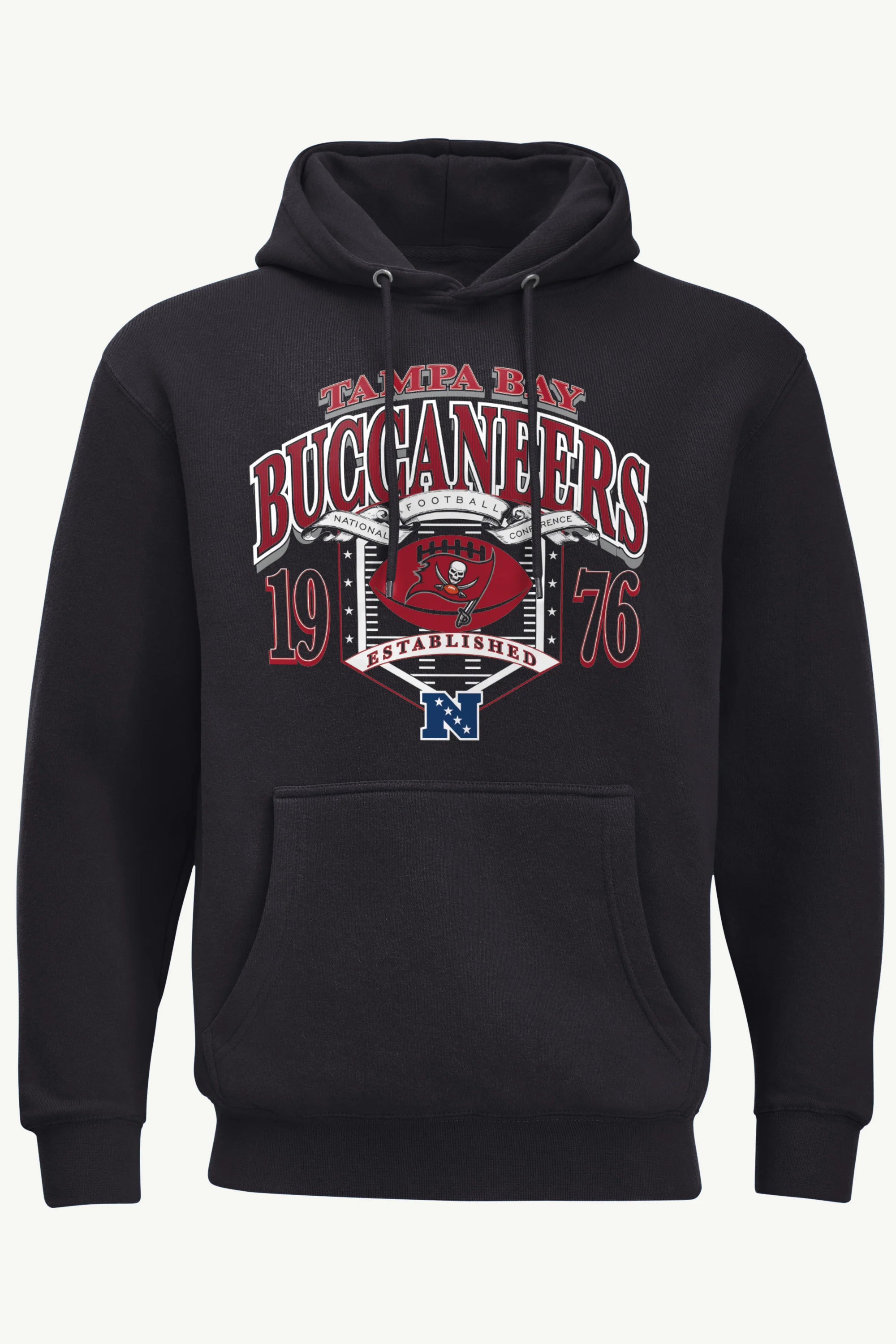 MENS TAMPA BAY BUCCANEERS 80s INSPIRED FIELD HOODIE