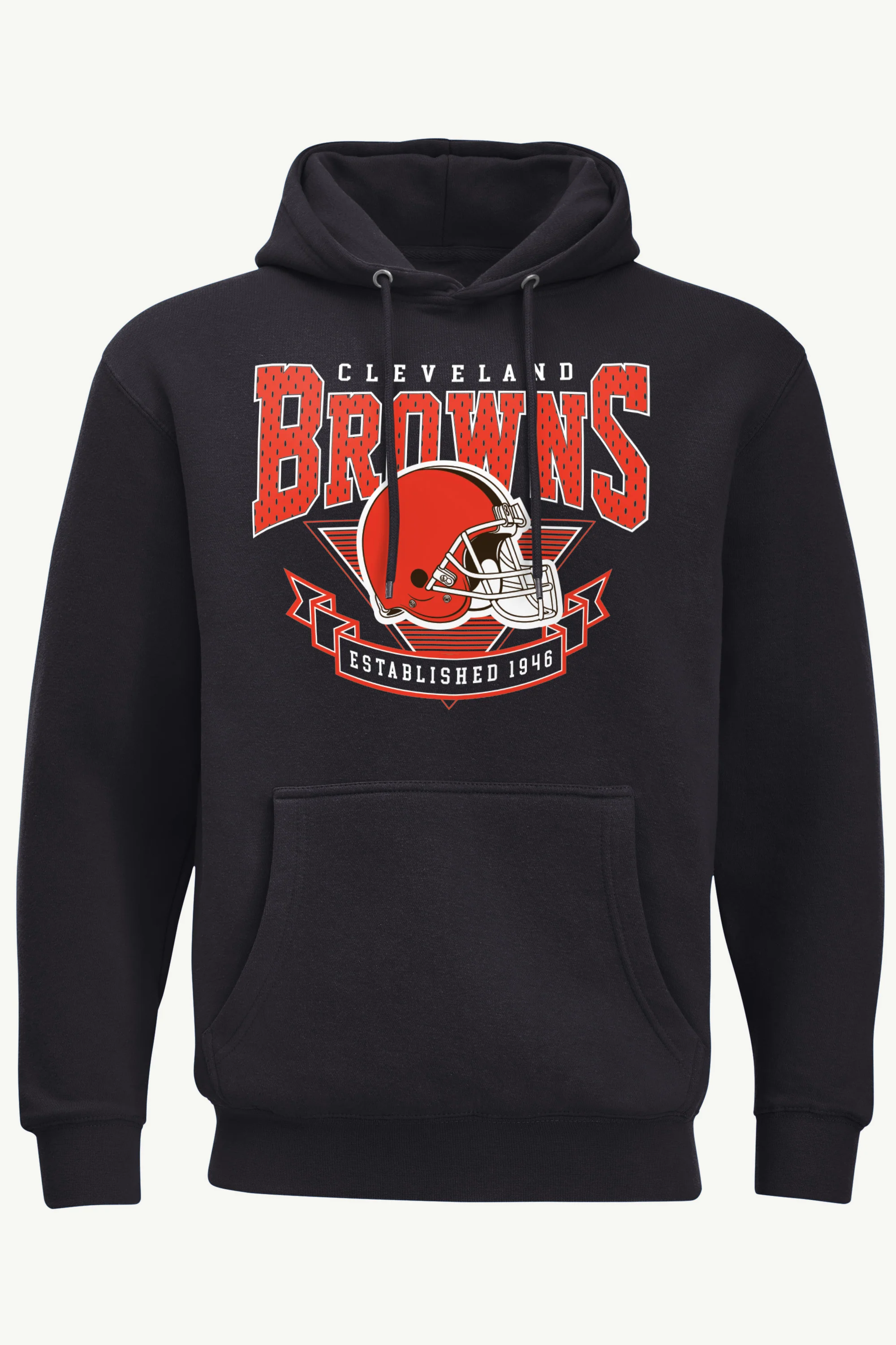 MENS CLEVELAND BROWNS 80's INSPIRED HOODIE