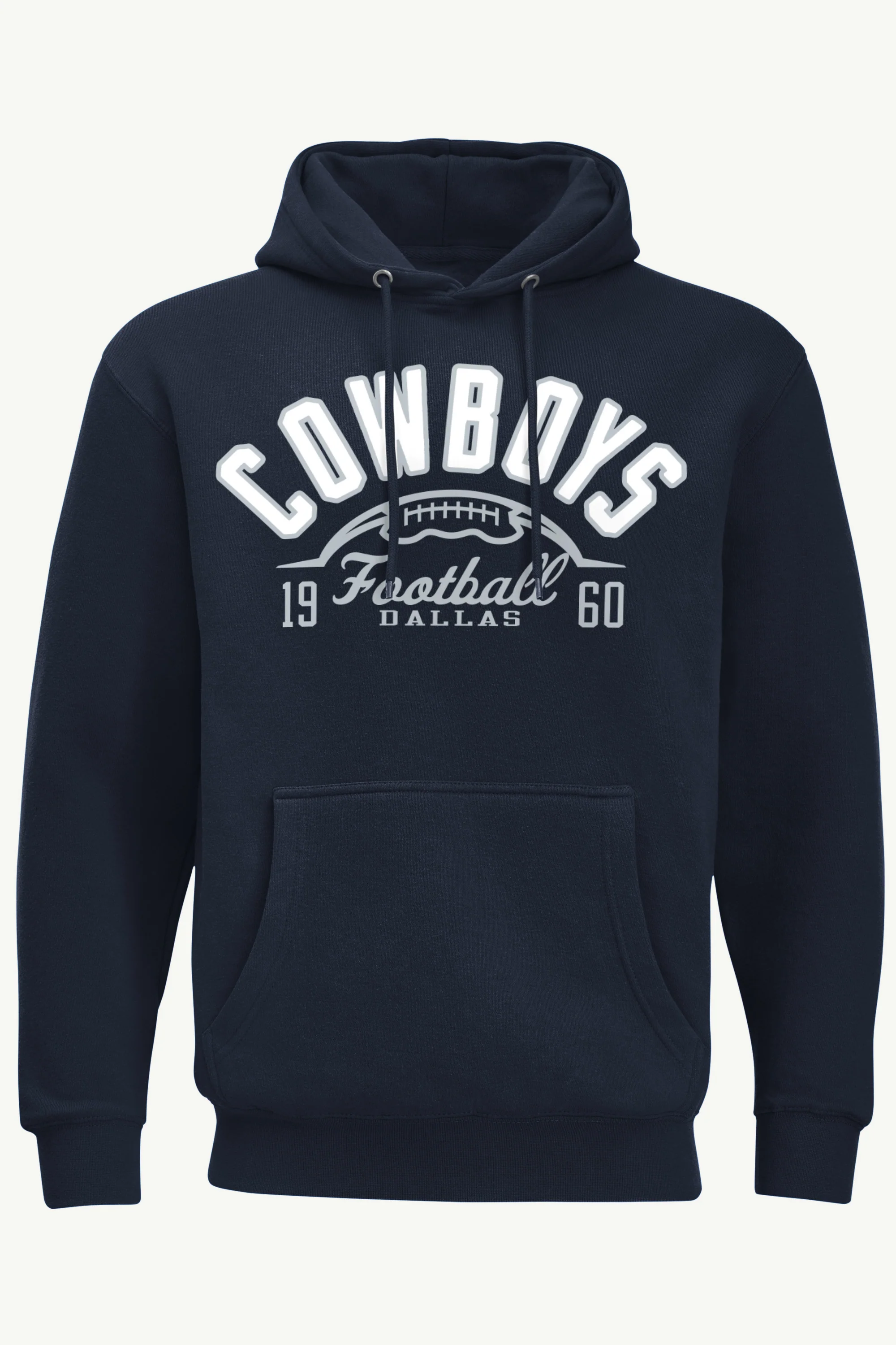 MENS DALLAS COWBOYS HALF BALL HOODIE