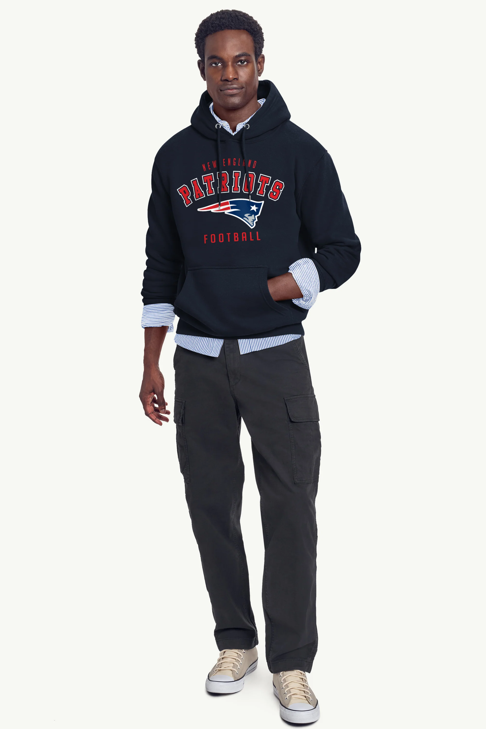MENS NEW ENGLAND PATRIOTS HOODIE - Image 3