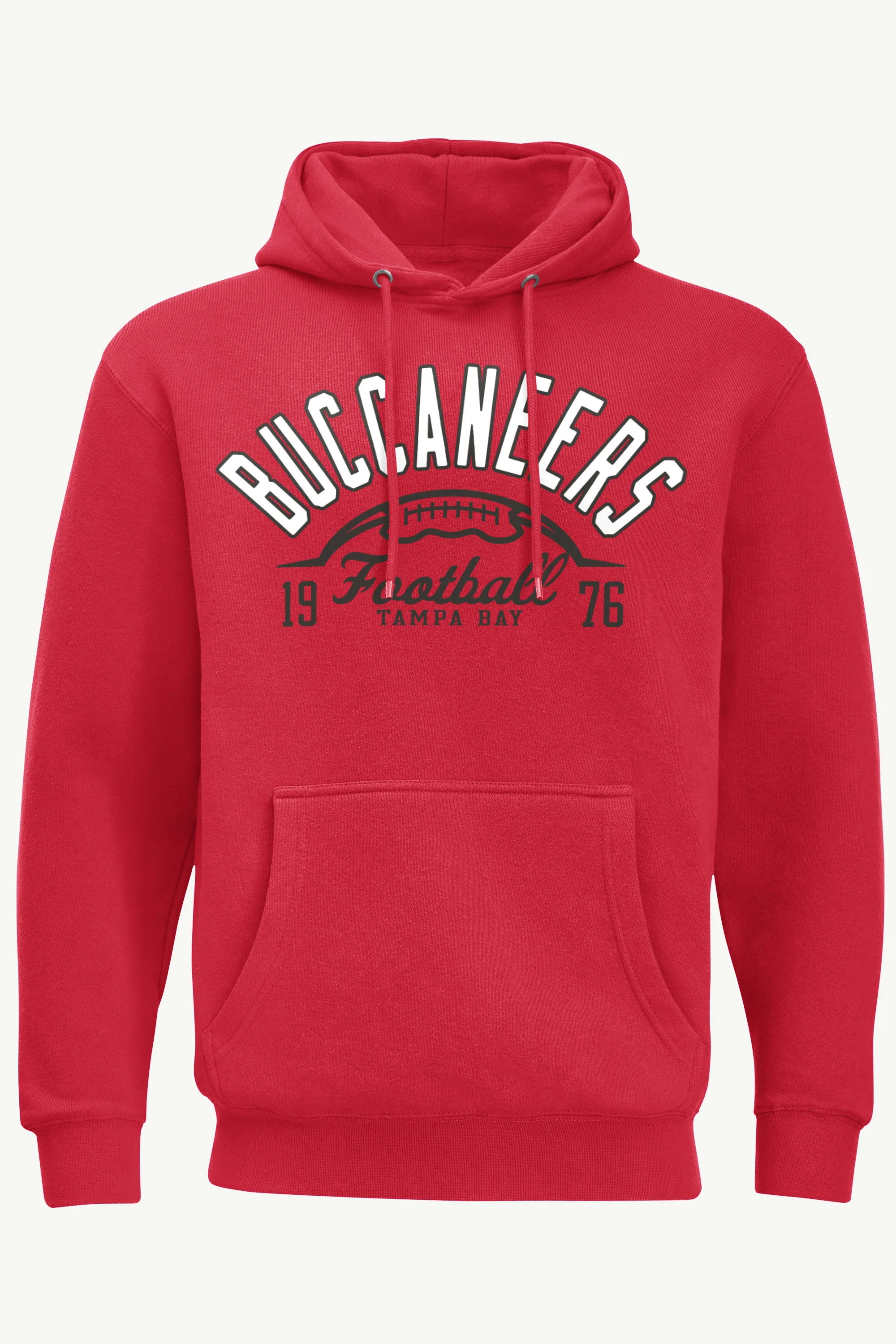 MENS TAMPA BAY BUCCANEERS HALF BALL HOODIE