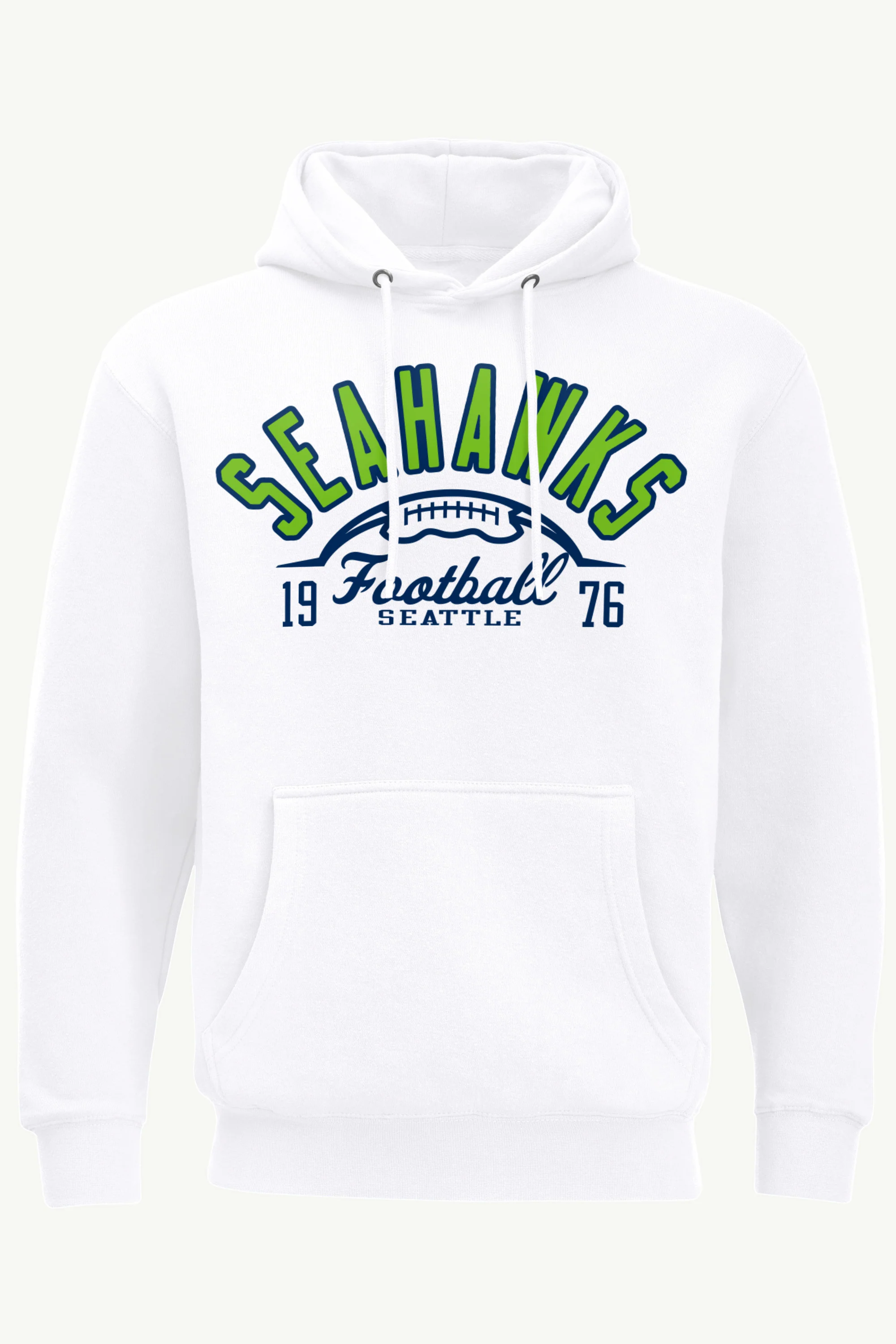 MENS SEATTLE SEAHAWKS HALF BALL HOODIE