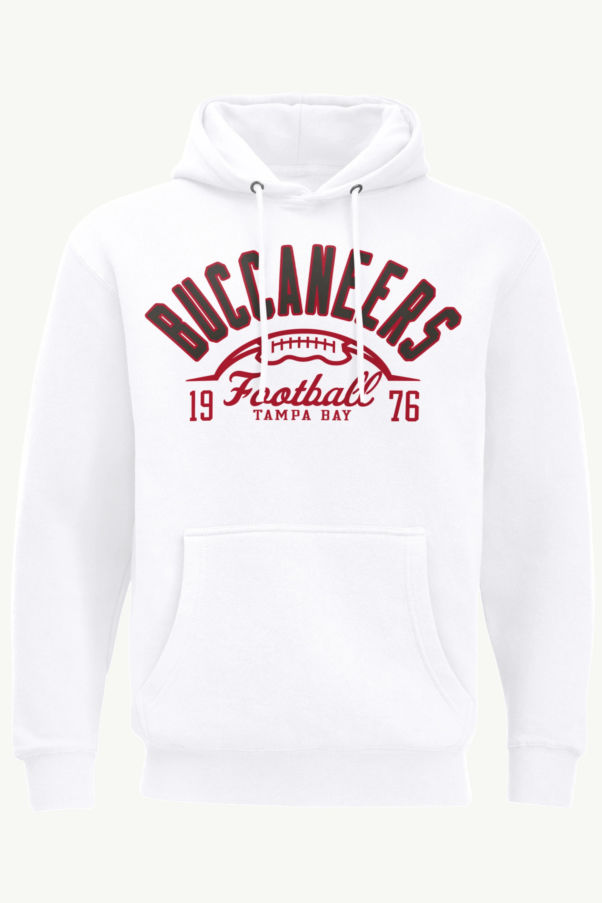 MENS TAMPA BAY BUCCANEERS HALF BALL HOODIE