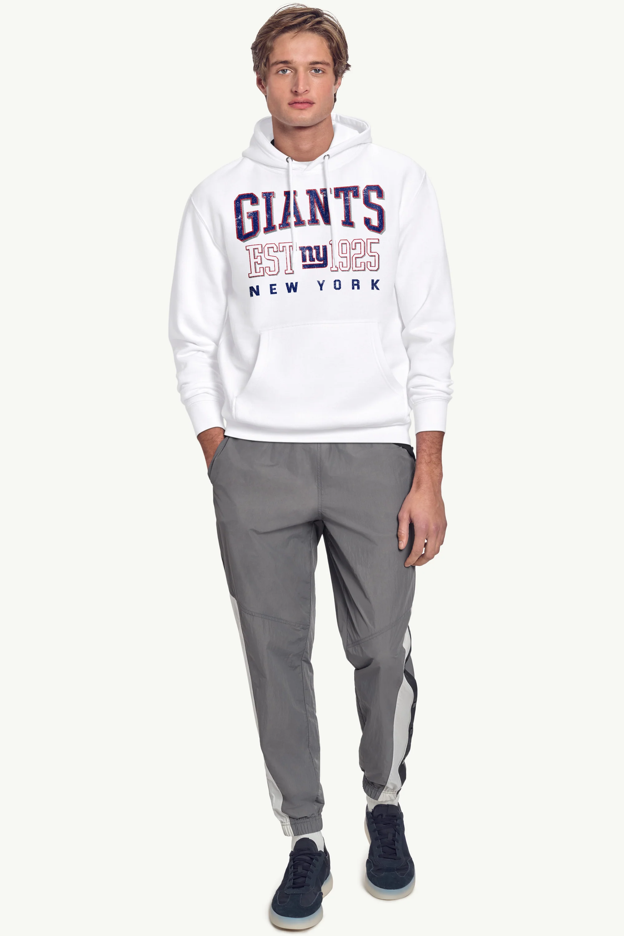 MENS NEW YORK GIANTS RETRO HOODIE - Image 2