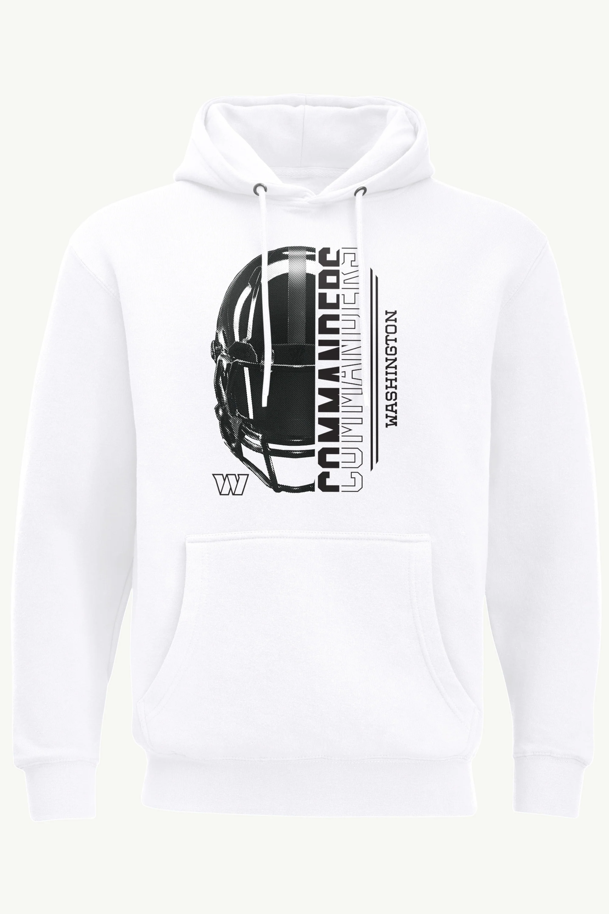 MENS WASHINGTON COMMANDERS HALF HELMET HOODIE