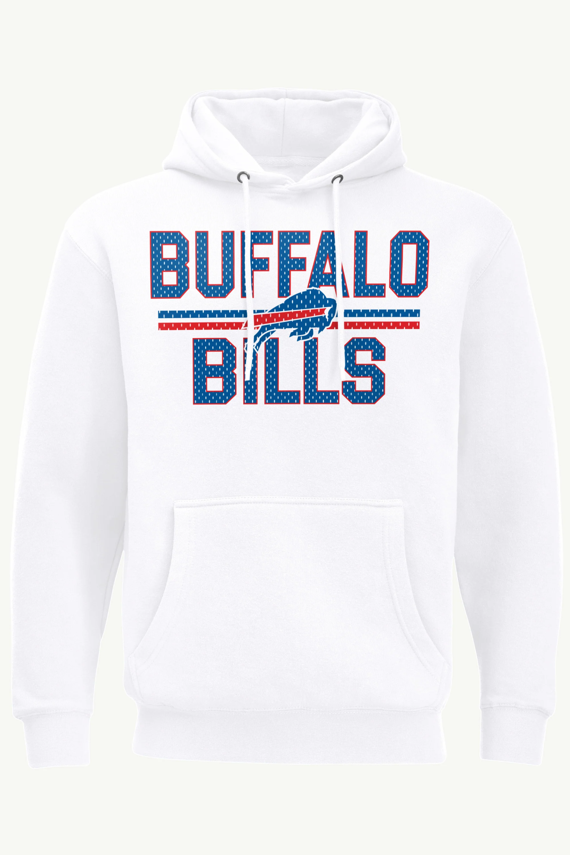 MENS BUFFALO BILLS MESH LOOK HOODIE