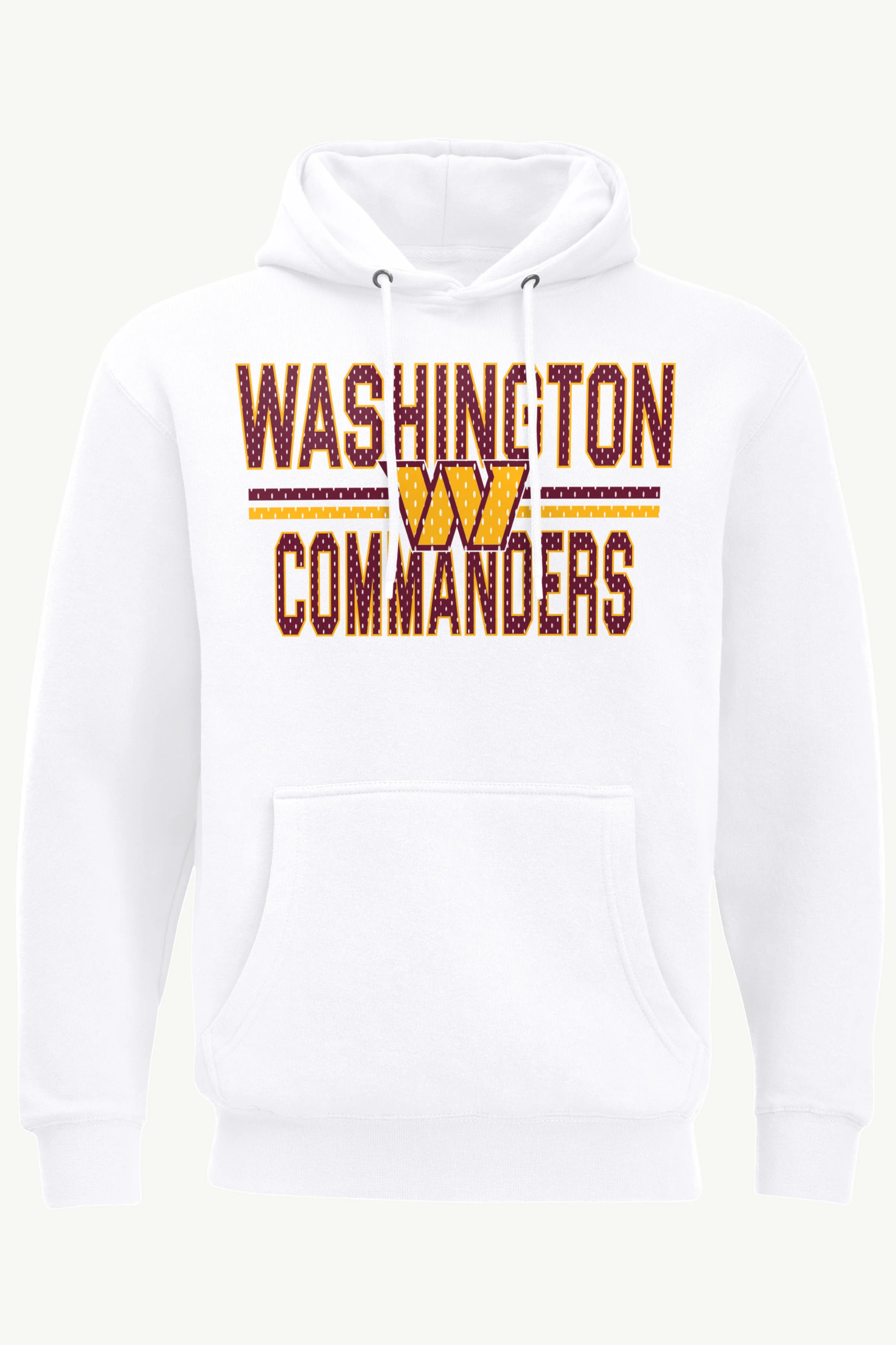 MENS WASHINGTON COMMANDERS MESH LOOK HOODIE