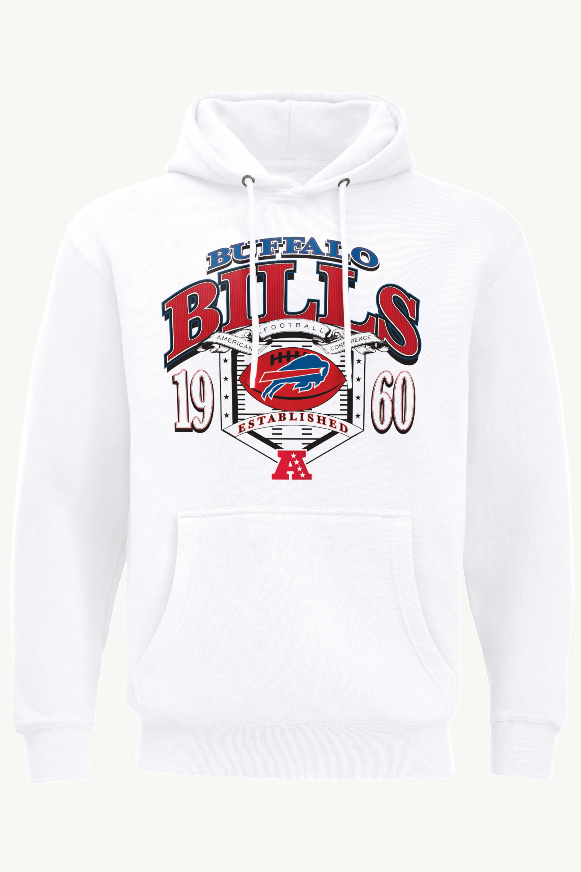 MENS BUFFALO BILLS 80s INSPIRED FIELD HOODIE