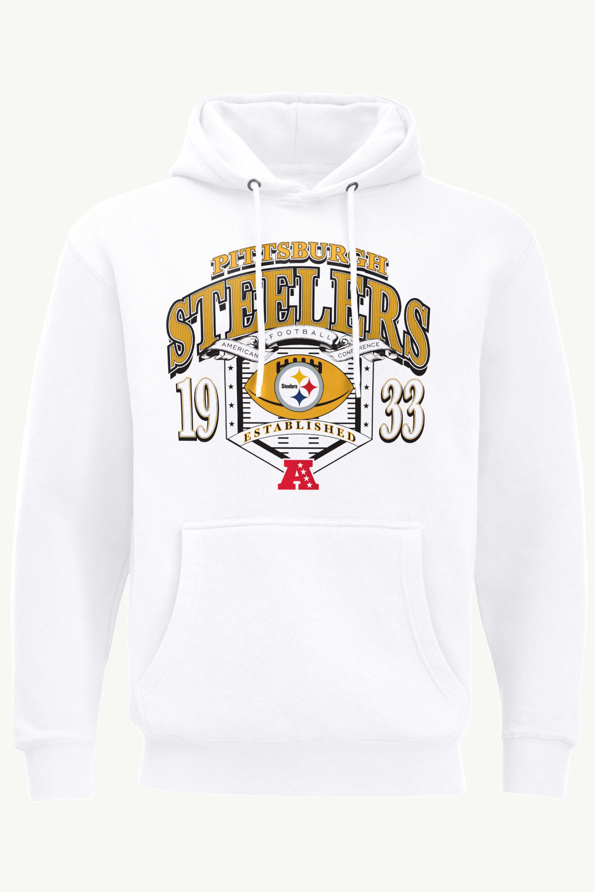 MENS PITTSBURGH STEELERS 80s INSPIRED FIELD HOODIE