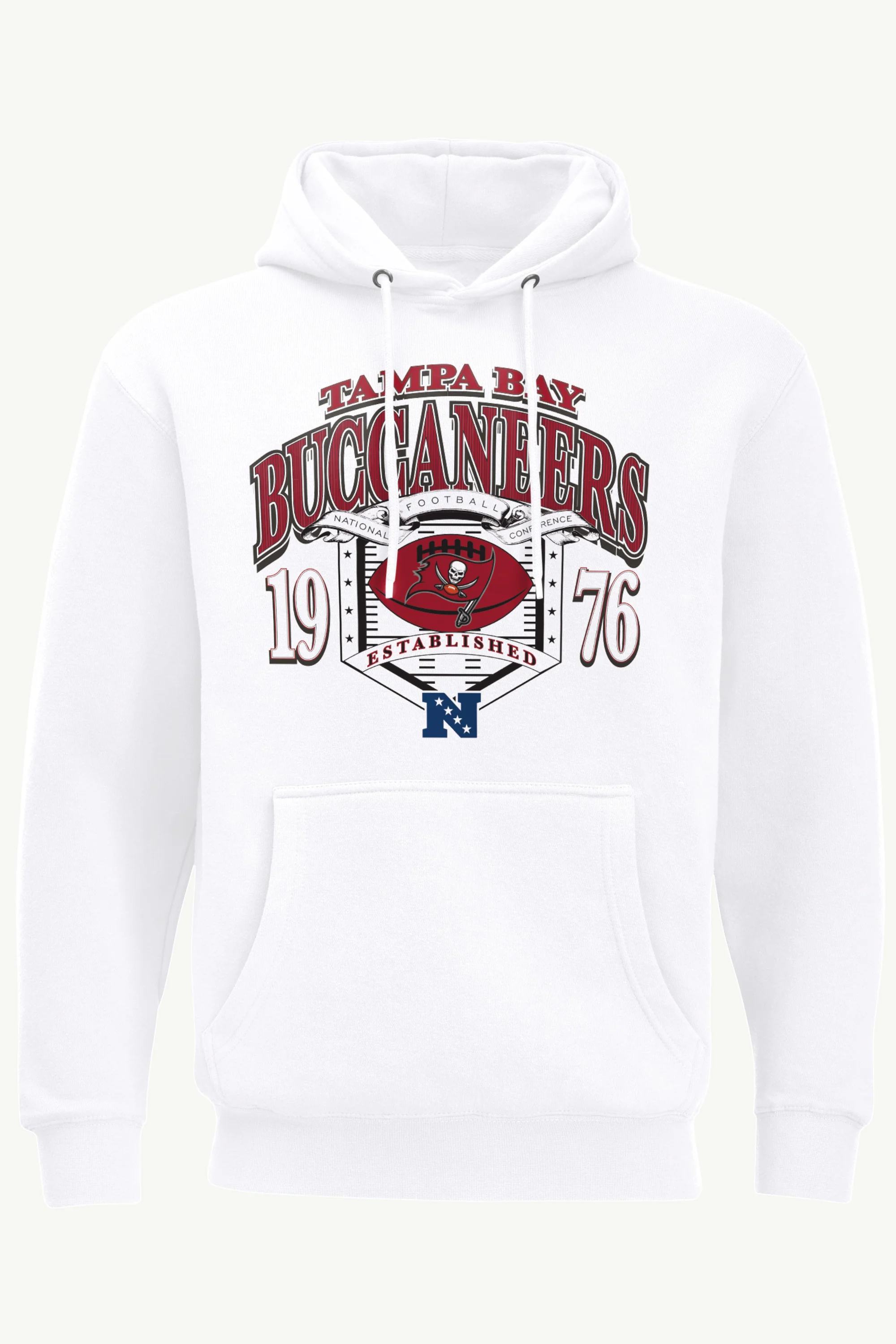MENS TAMPA BAY BUCCANEERS 80s INSPIRED FIELD HOODIE