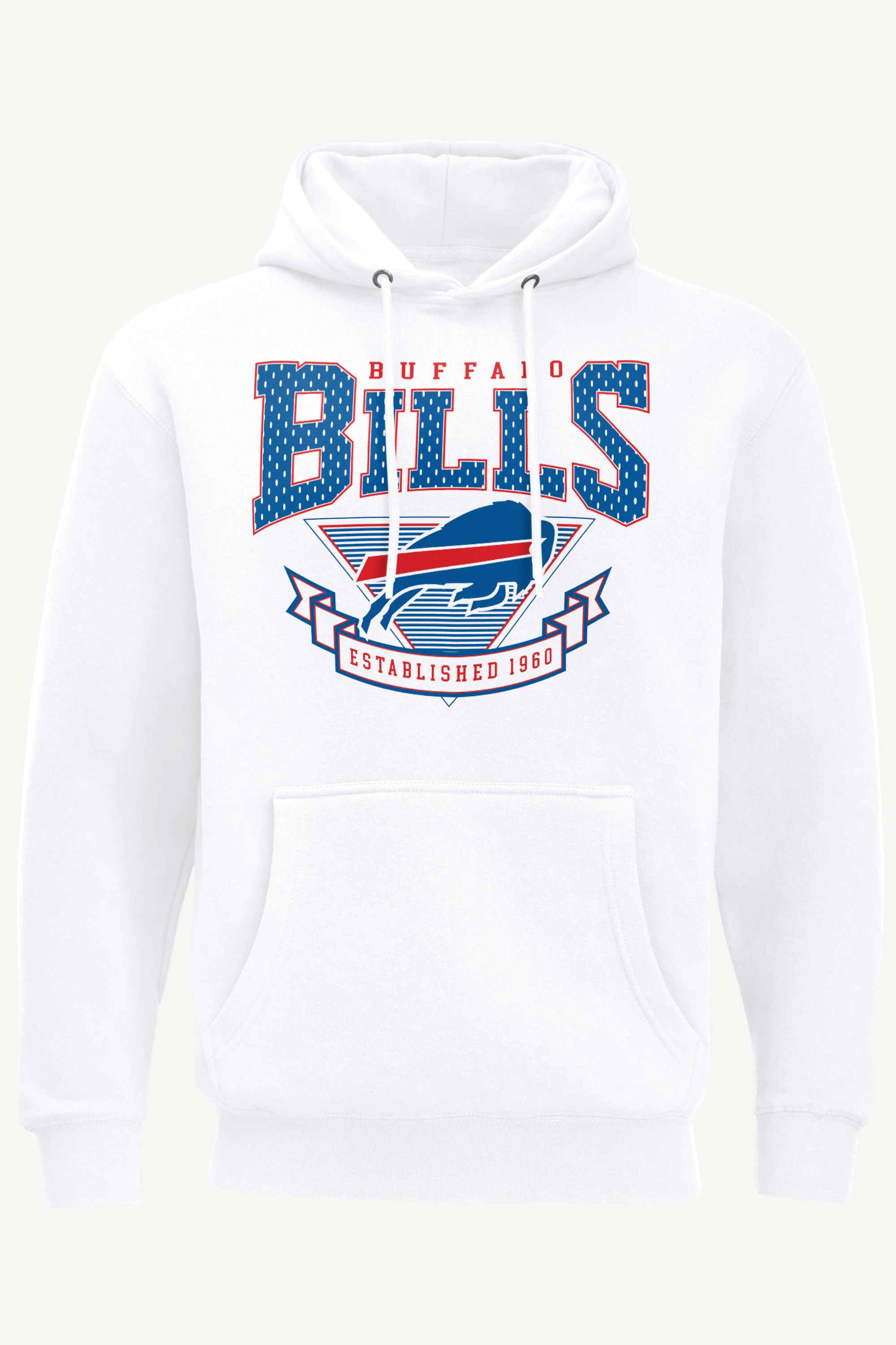 MENS BUFFALO BILLS 80's INSPIRED HOODIE