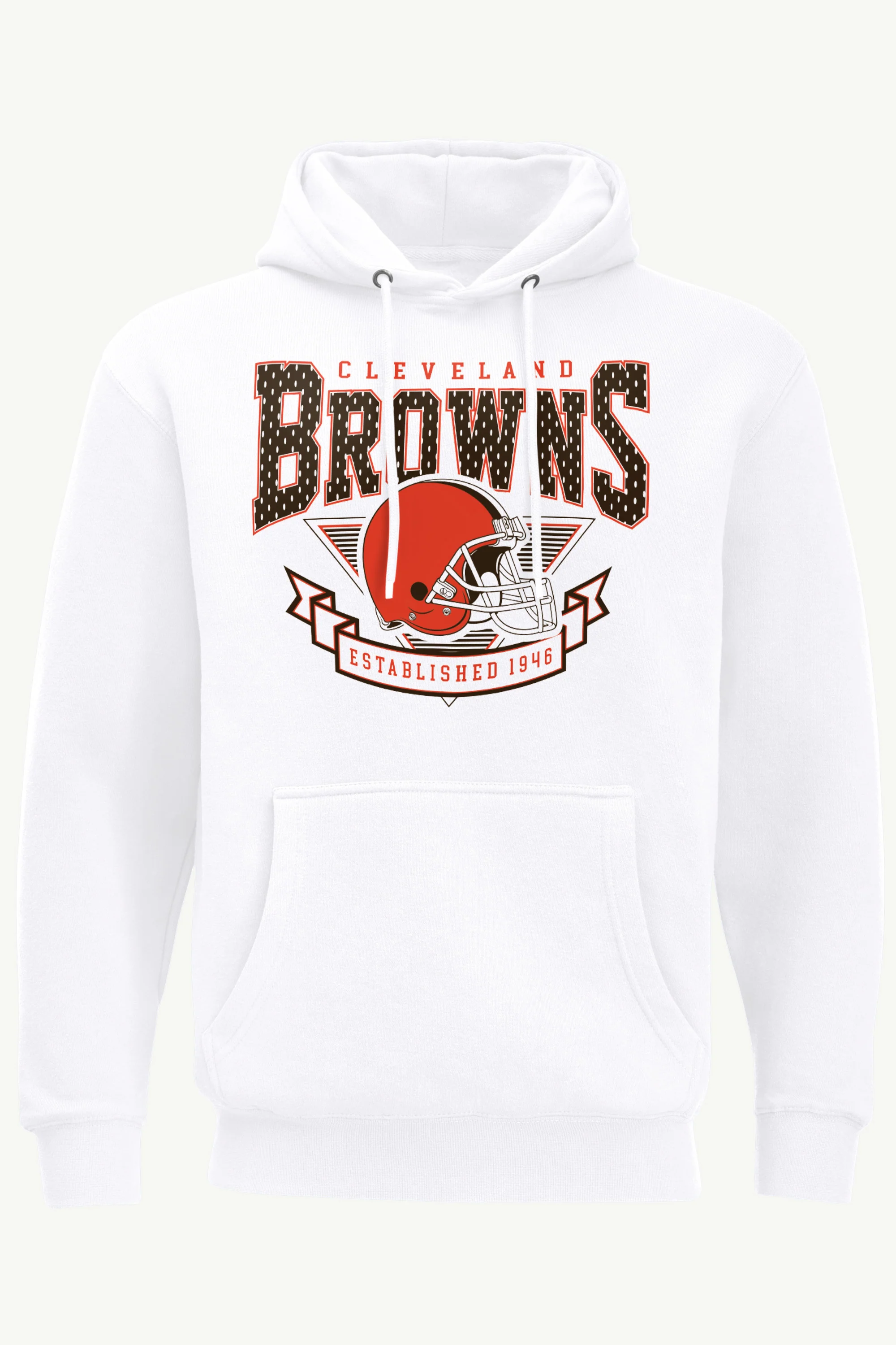 MENS CLEVELAND BROWNS 80's INSPIRED HOODIE