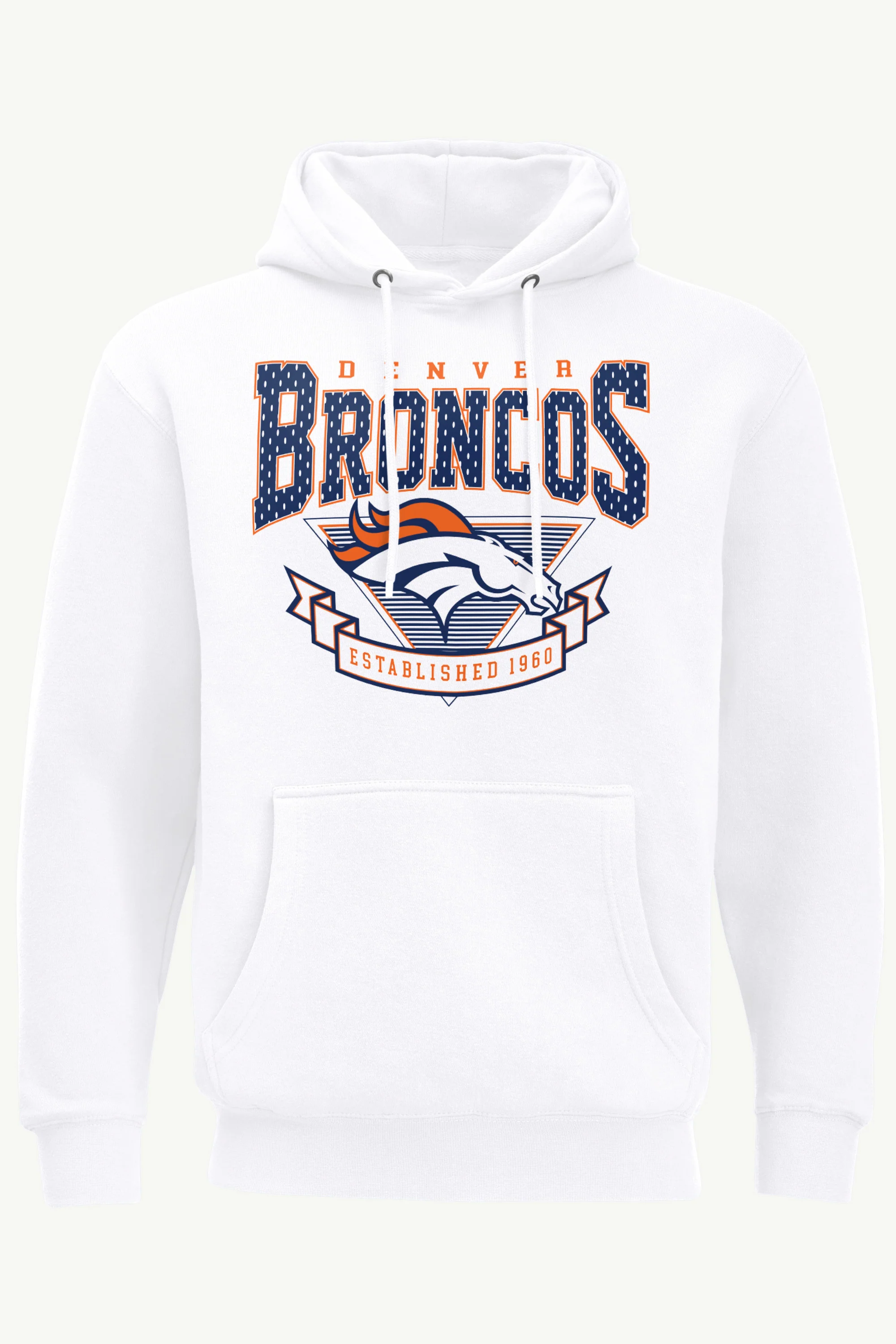 MENS DENVER BRONCOS 80's INSPIRED HOODIE