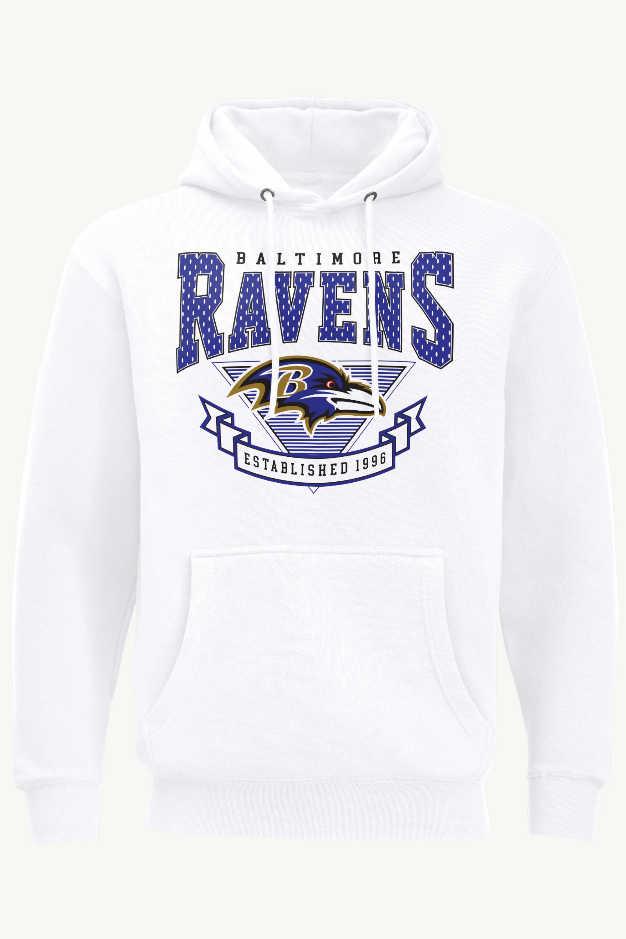 MENS BALTIMORE RAVENS 80's INSPIRED HOODIE