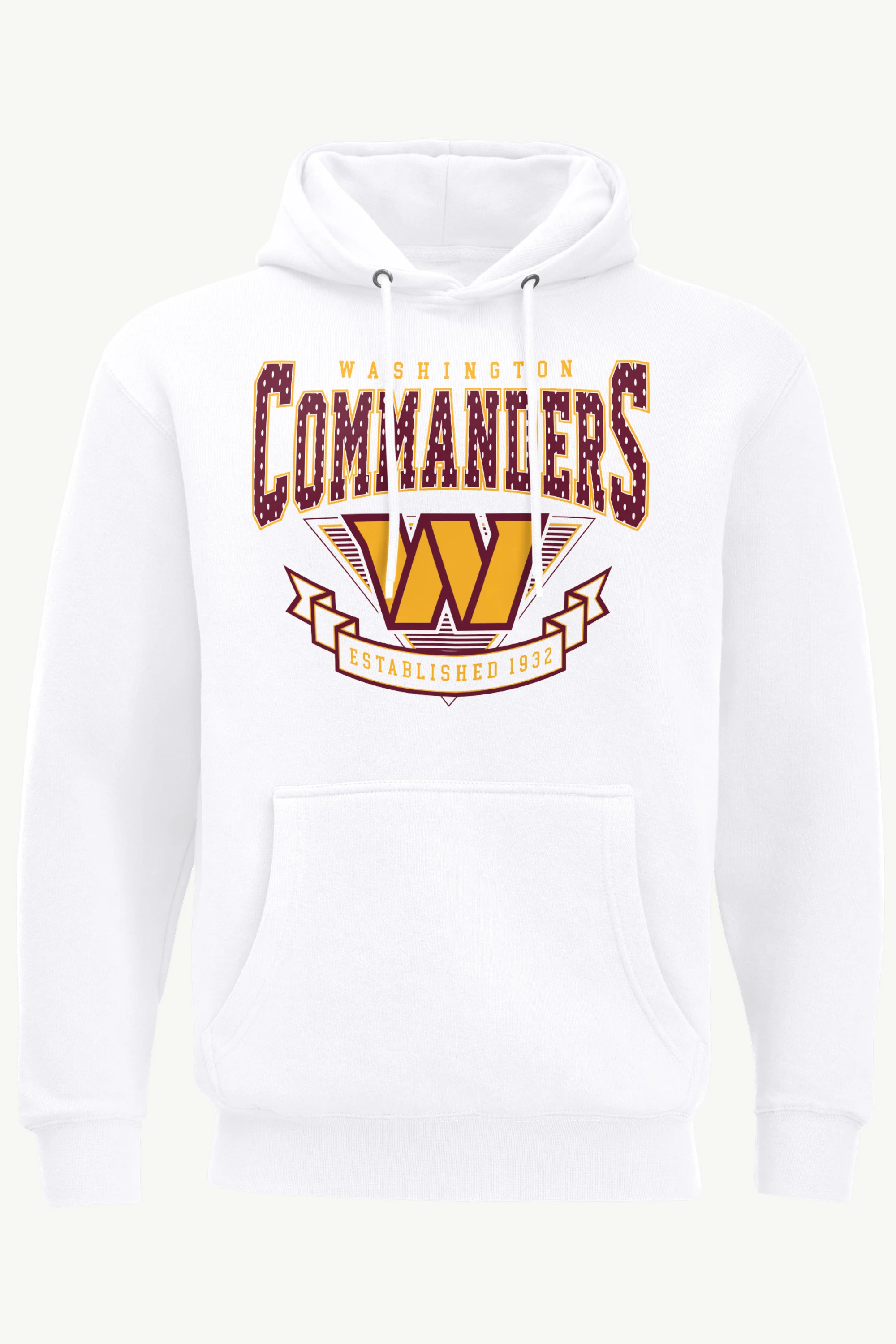 MENS WASHINGTON COMMANDERS 80's INSPIRED HOODIE