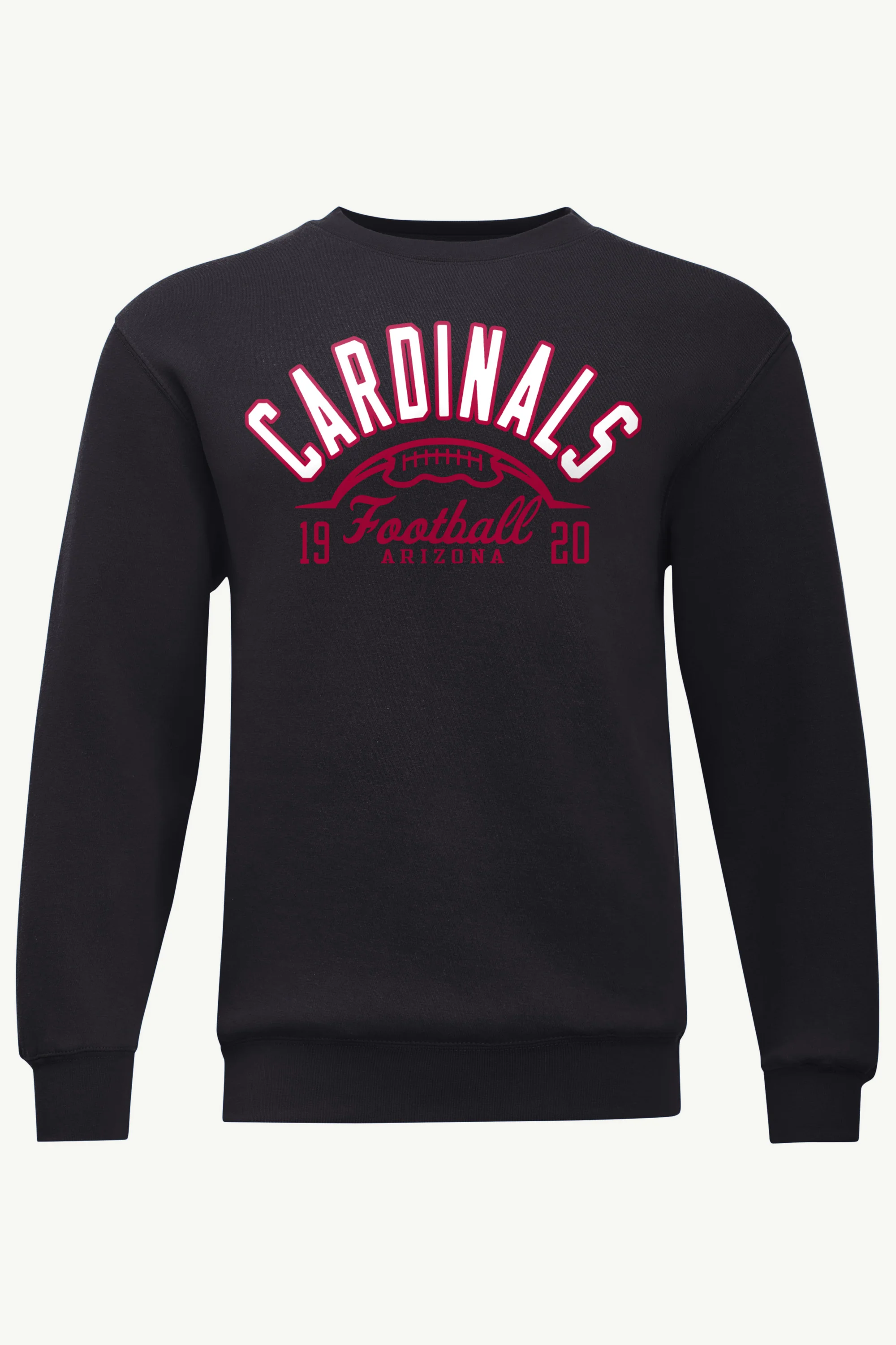 MENS ARIZONA CARDINALS HALF BALL SWEATSHIRT