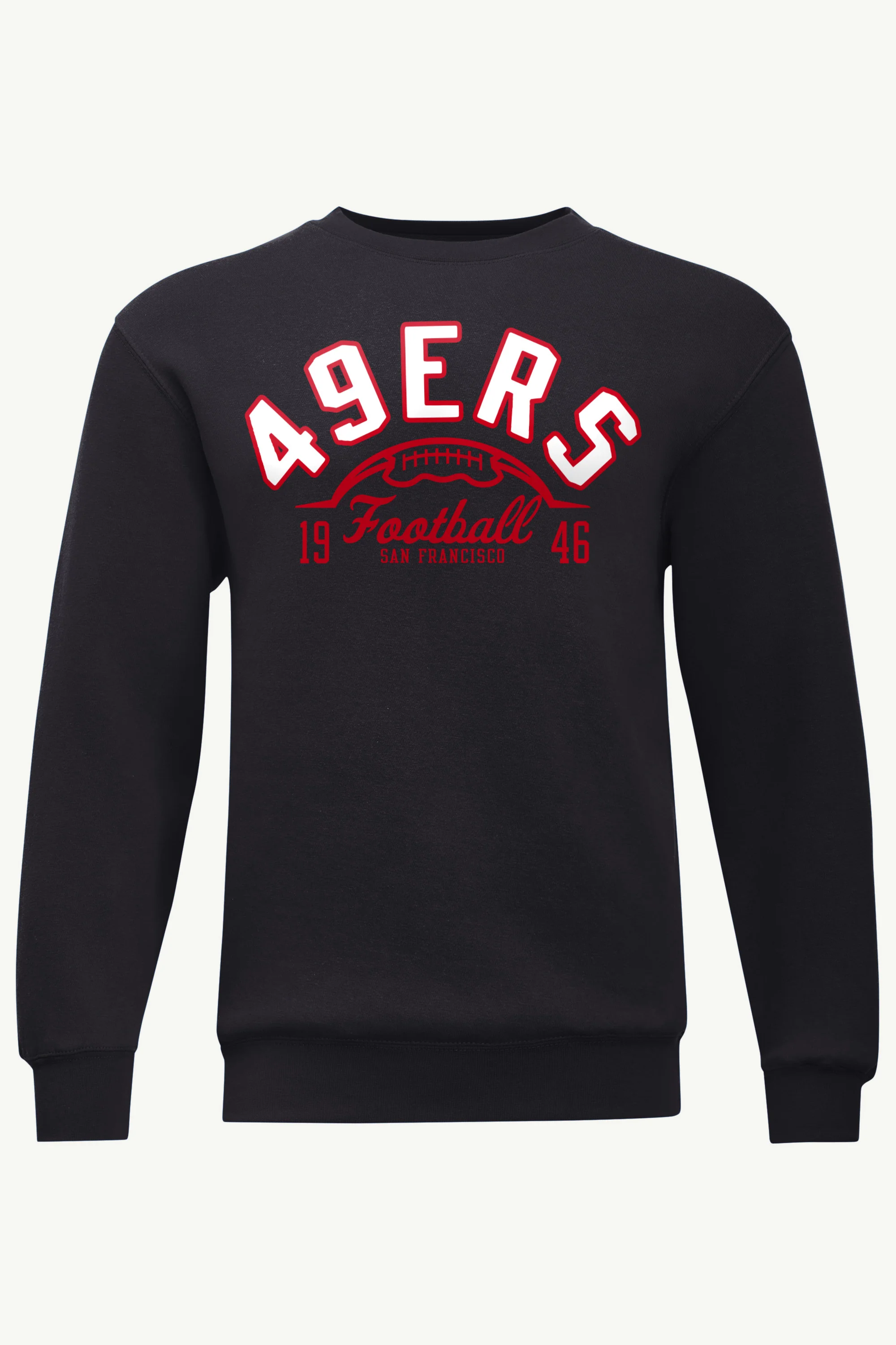 MENS SAN FRANCISCO 49ERS HALF BALL SWEATSHIRT