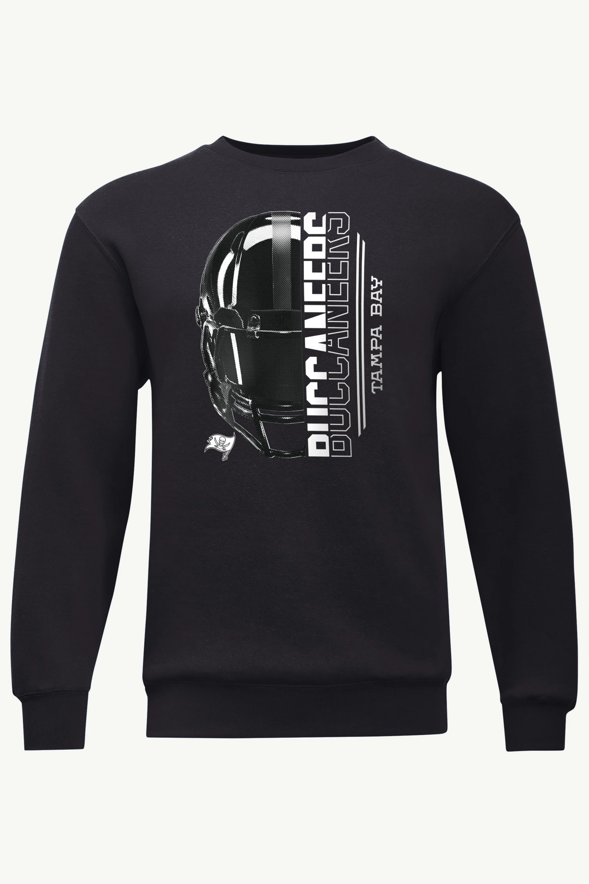 MENS TAMPA BAY BUCCANEERS HALF HELMET SWEATSHIRT