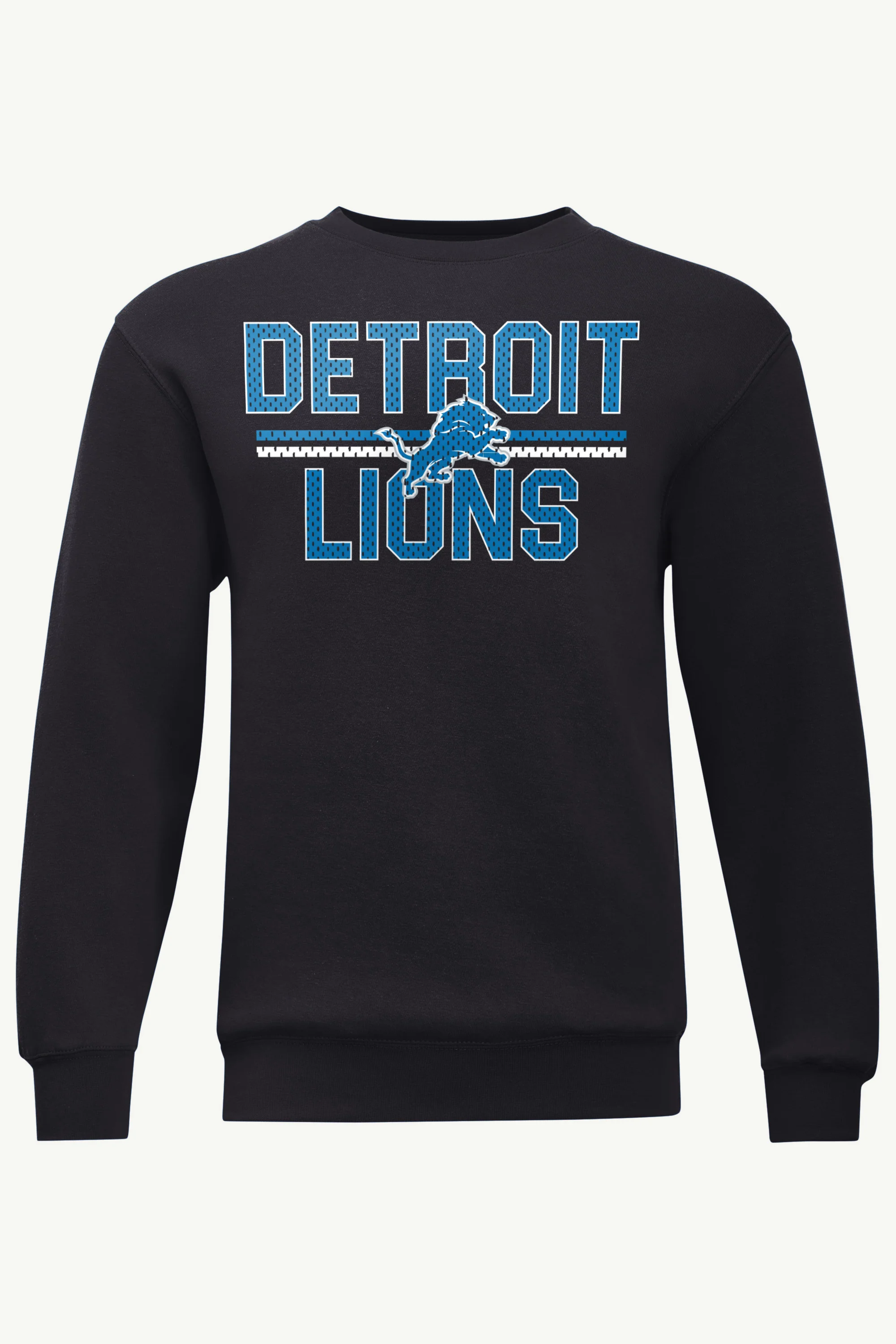 MENS DETROIT LIONS MESH LOOK SWEATSHIRT