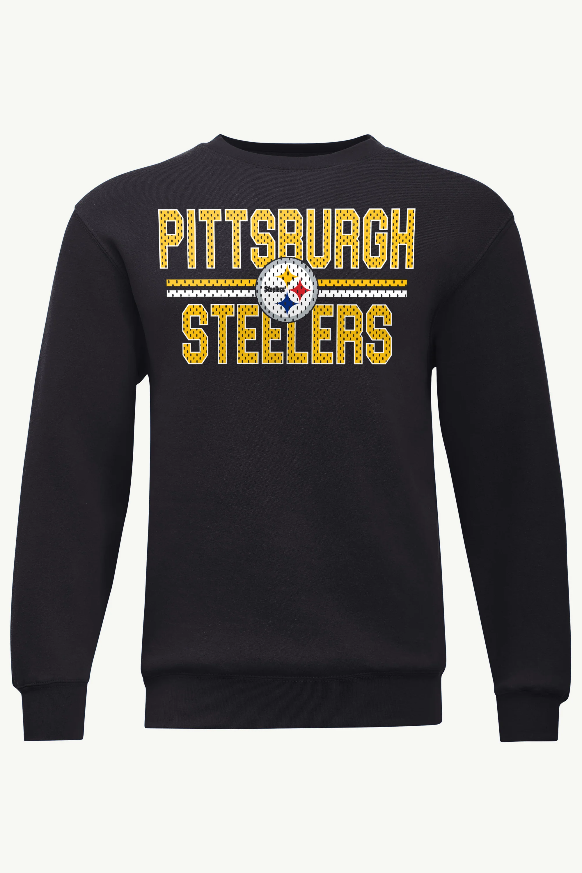 MENS PITTSBURGH STEELERS MESH LOOK SWEATSHIRT