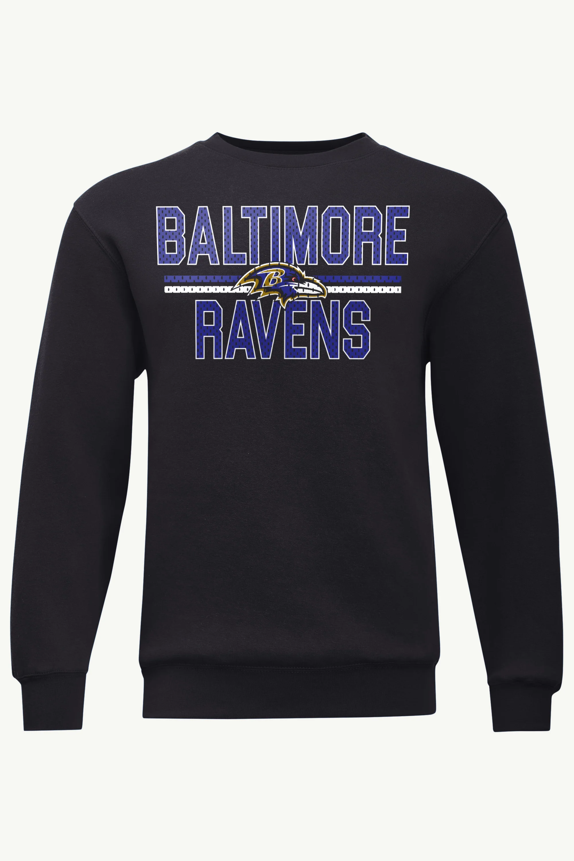MENS BALTIMORE RAVENS MESH LOOK SWEATSHIRT