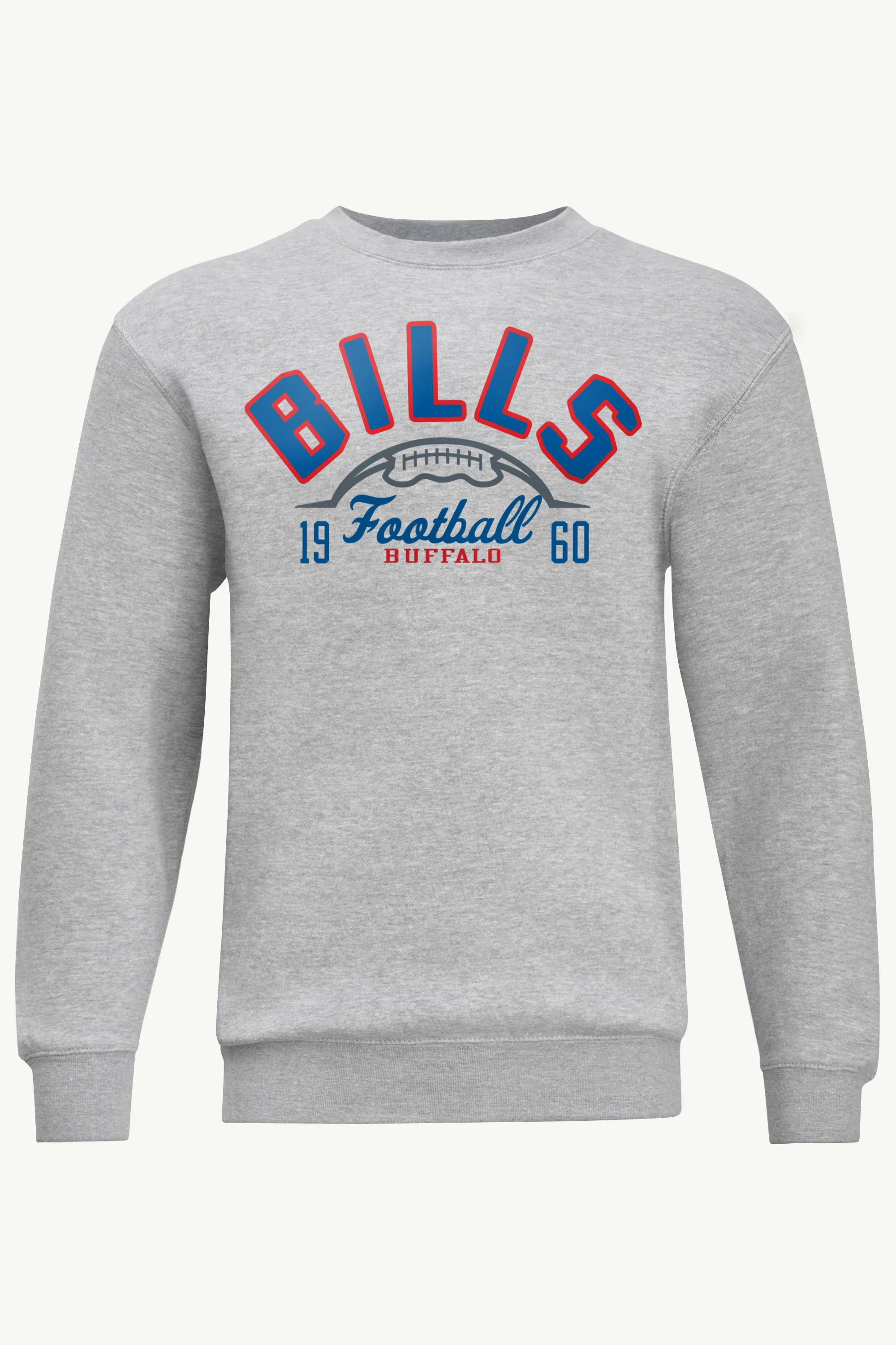 MENS BUFFALO BILLS HALF BALL SWEATSHIRT